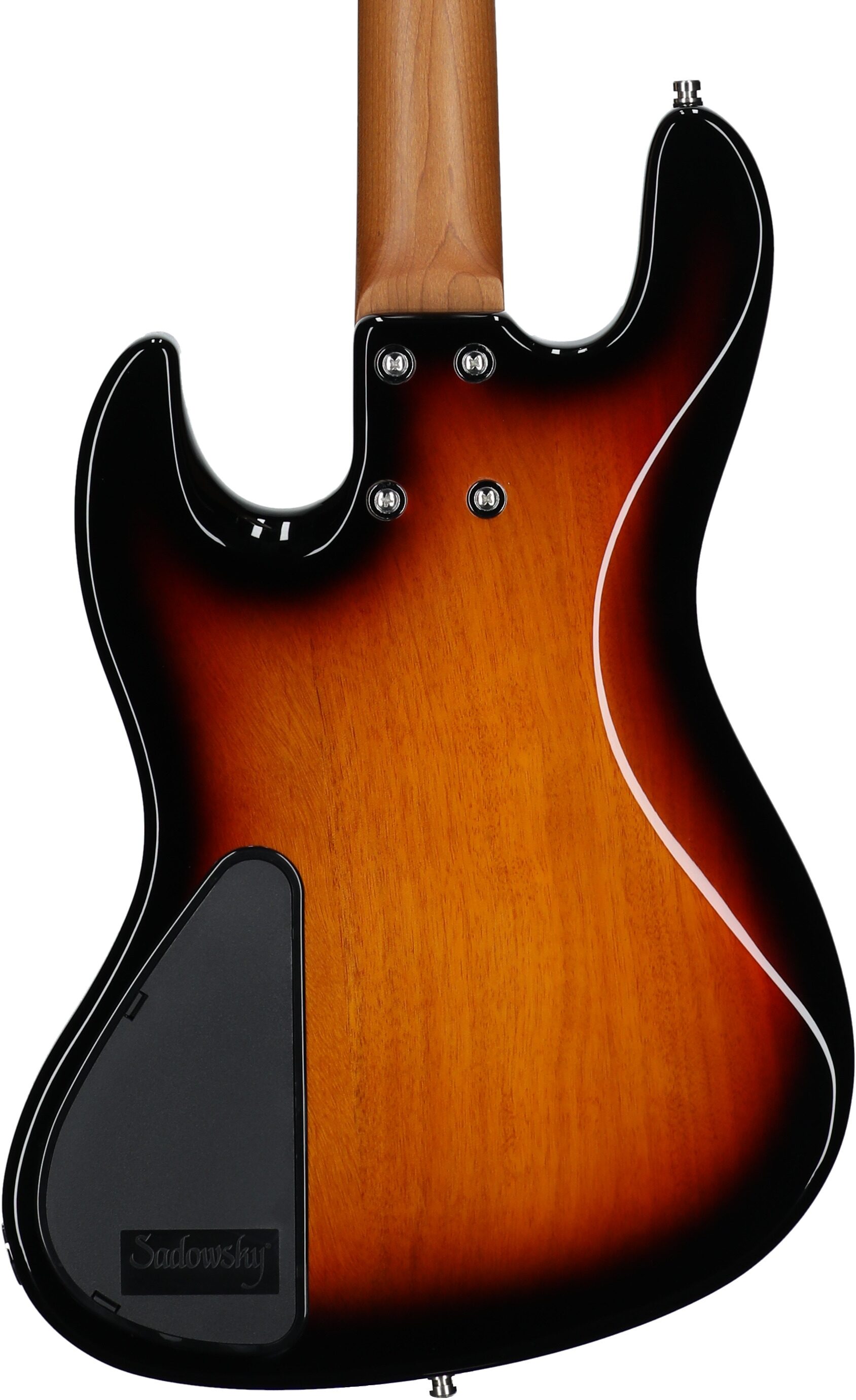 Sadowsky MetroExpress 21-Fret Vintage J/J Electric Bass, Maple Fingerboard, Sunburst, Body Straight Back