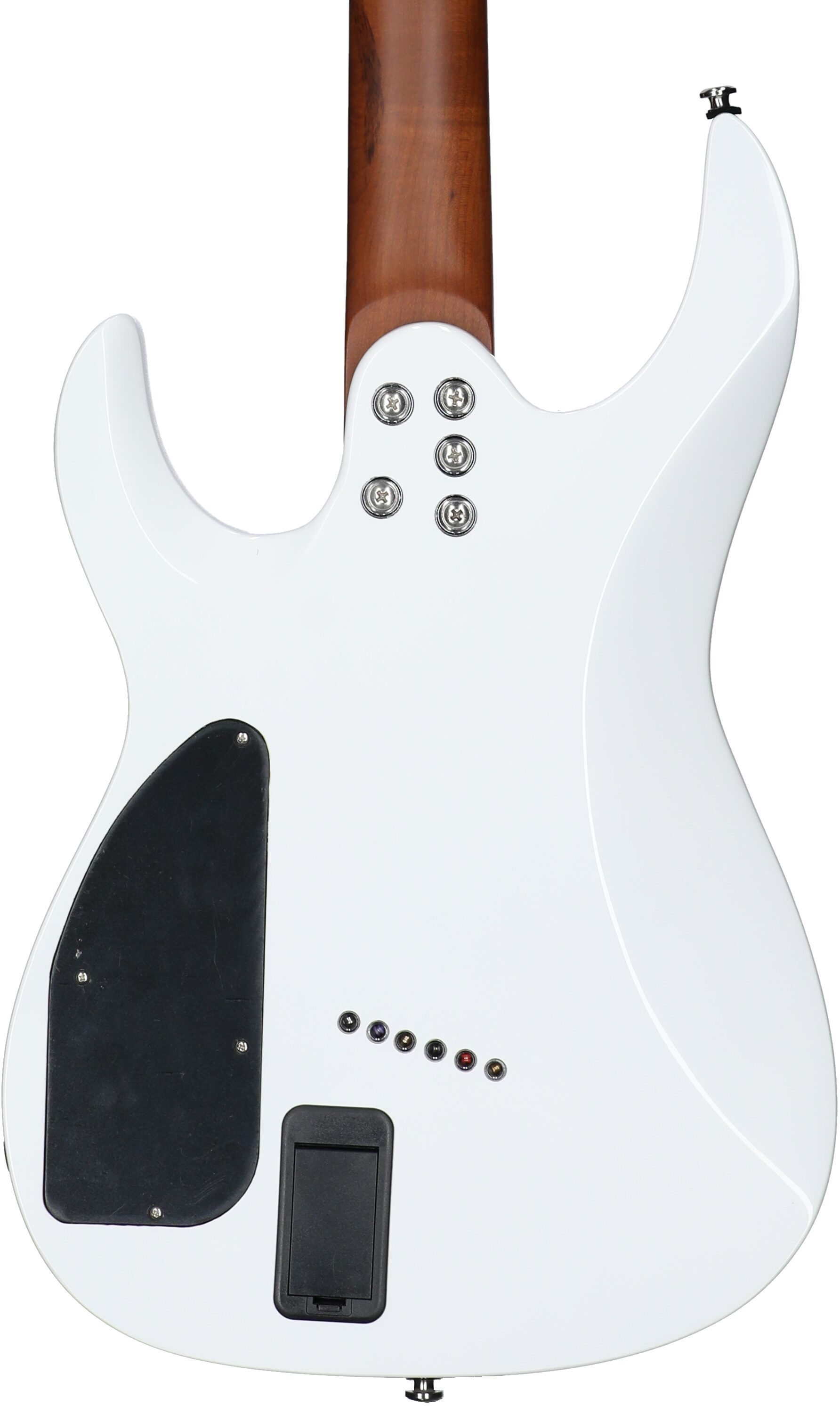 Legator Ninja 6 OD Multi-Scale Electric Guitar, Arctic Blue, Body Straight Back