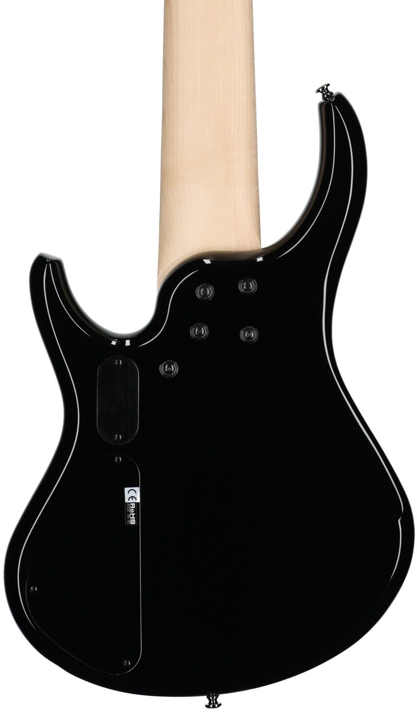 MTD Kingston Z6MP Electric Bass, 6-String (with Maple Fingerboard), Tobacco Sunburst, Body Straight Back