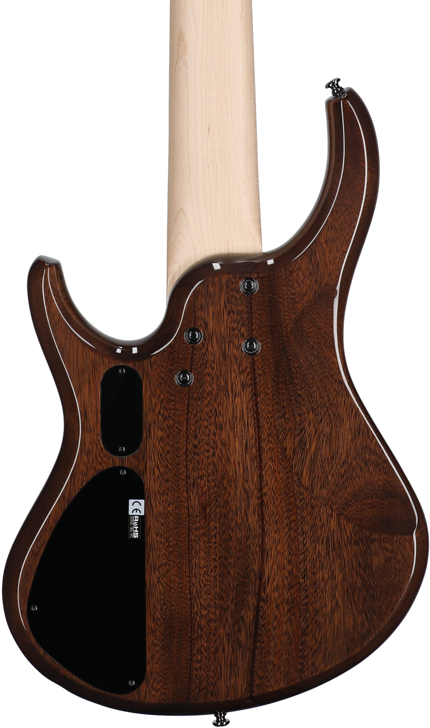 MTD Kingston ZX5 Electric Bass, 5-String, Transparent Mocha, Body Straight Back