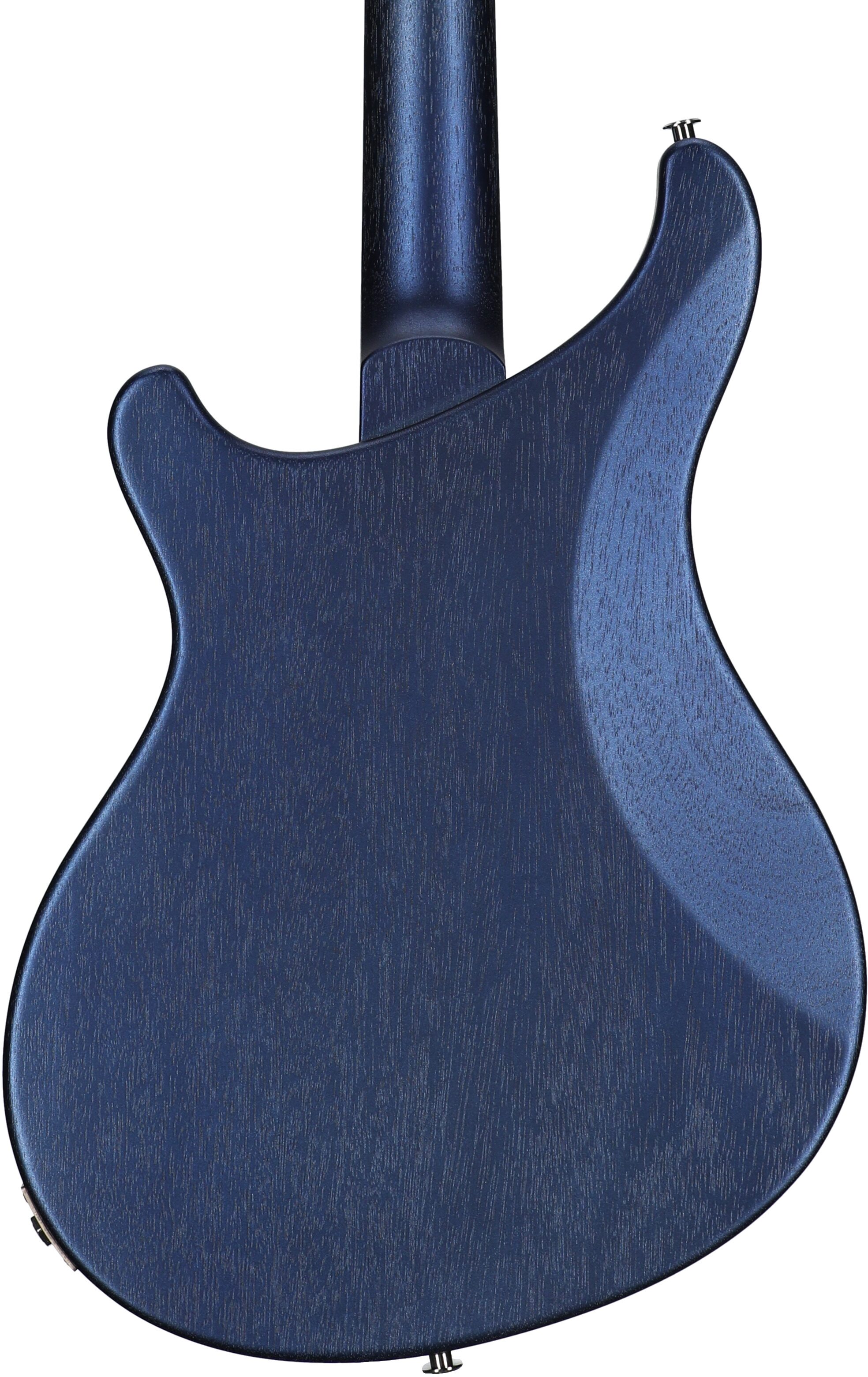 PRS Paul Reed Smith S2 Vela Semi-Hollowbody Electric Guitrar, Satin Metallic Midnight, Body Straight Back