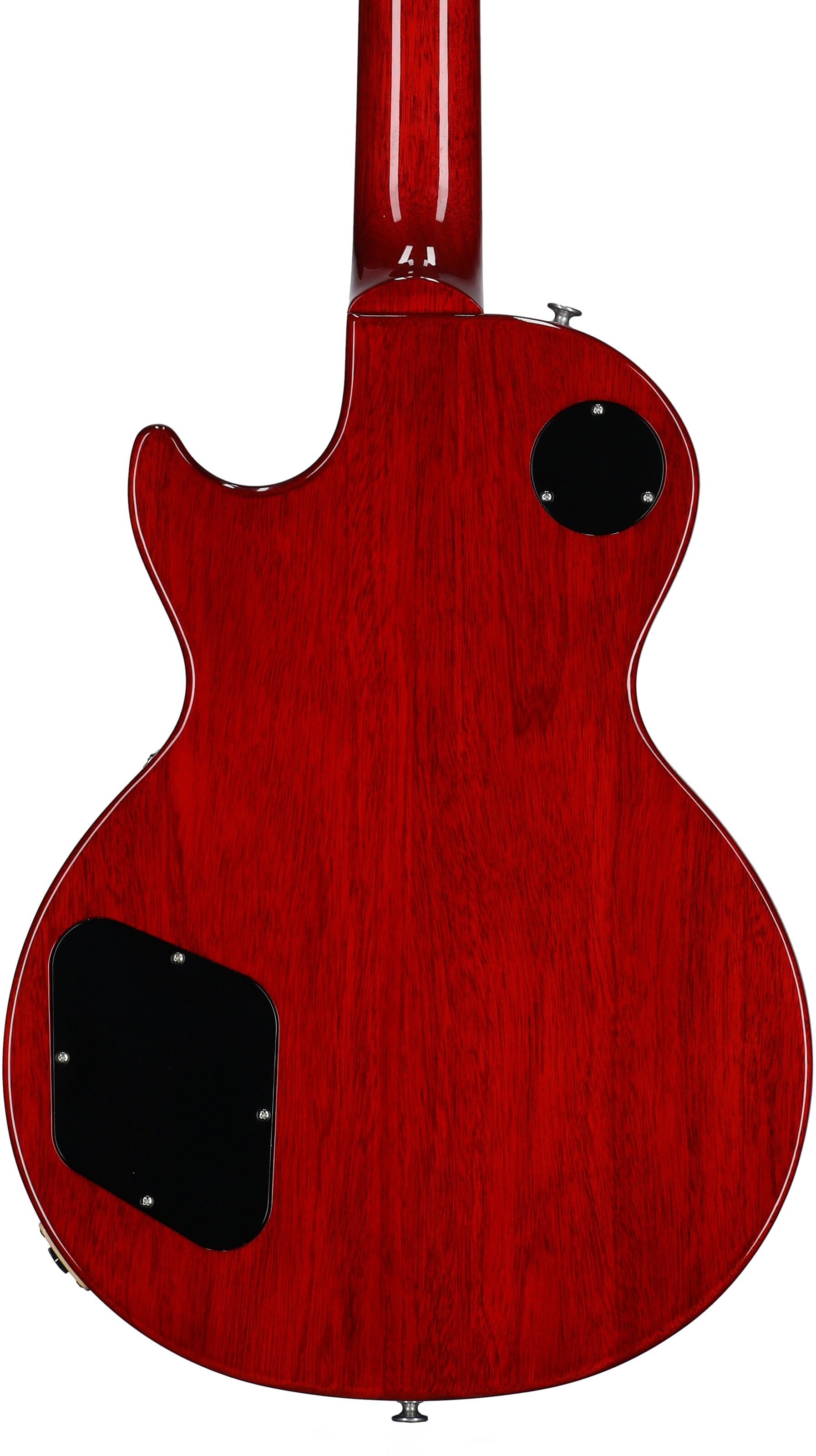 Gibson Les Paul Standard 60s Custom Color Electric Guitar, Figured Top (with Case), Cherry, Open Box (Very Good), Body Straight Back