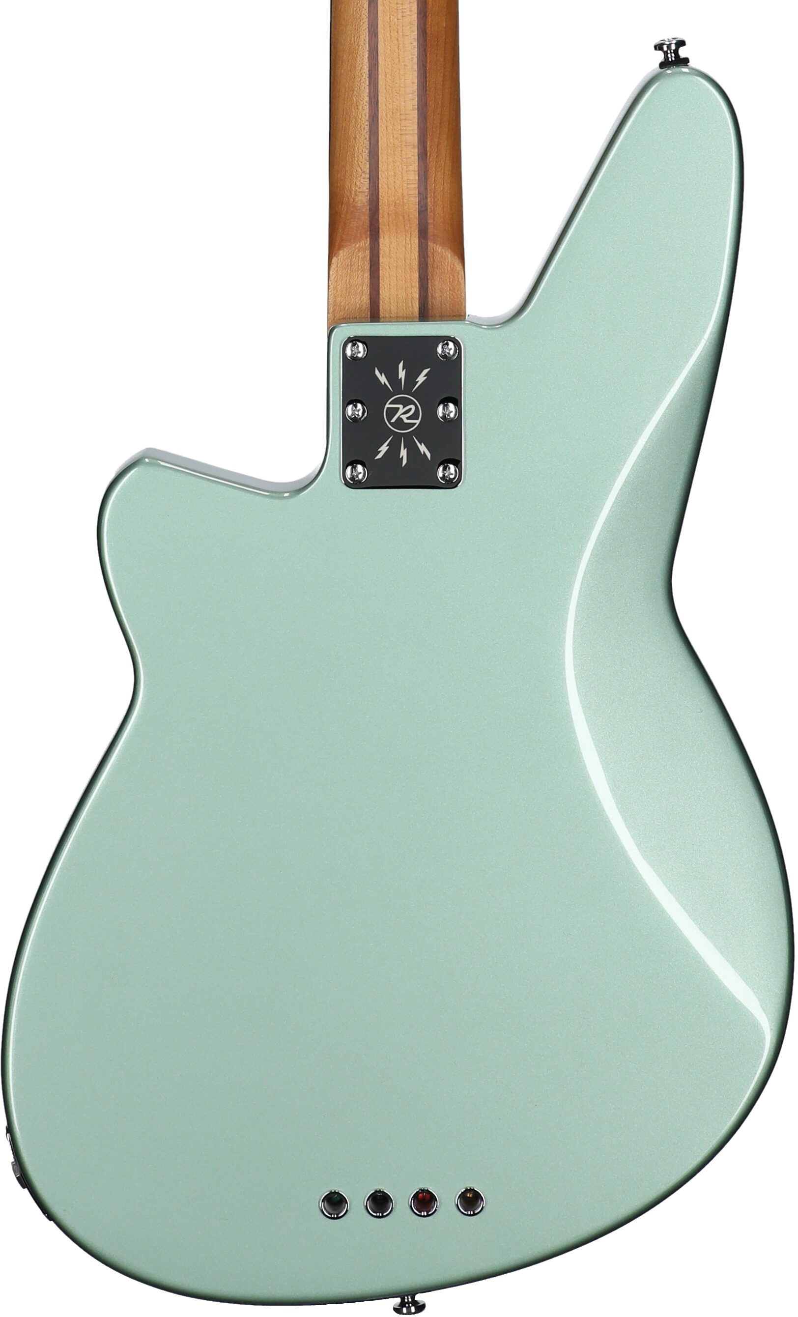 Reverend Mercalli 4 Electric Bass, Metallic Alpine, Rosewood Fretboard, Body Straight Back
