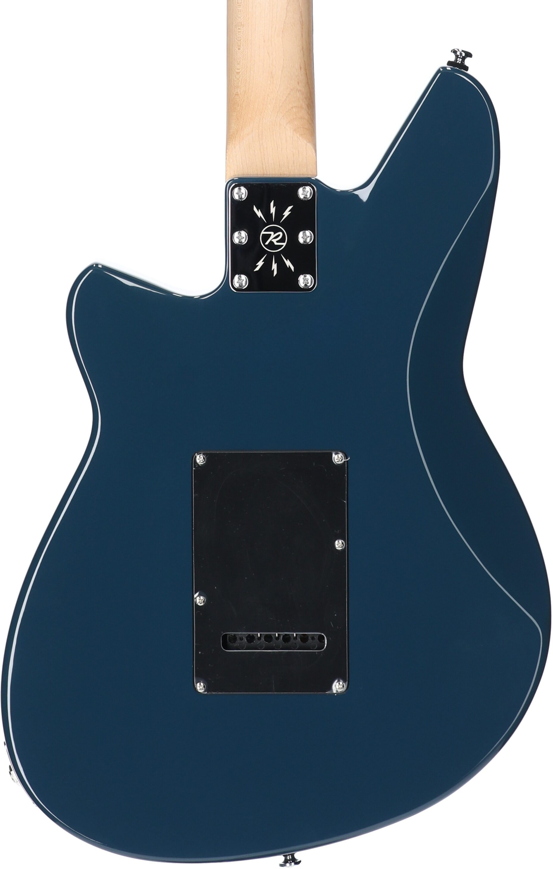 Reverend Six Gun TL Electric Guitar, High Tide Blue, Body Straight Back