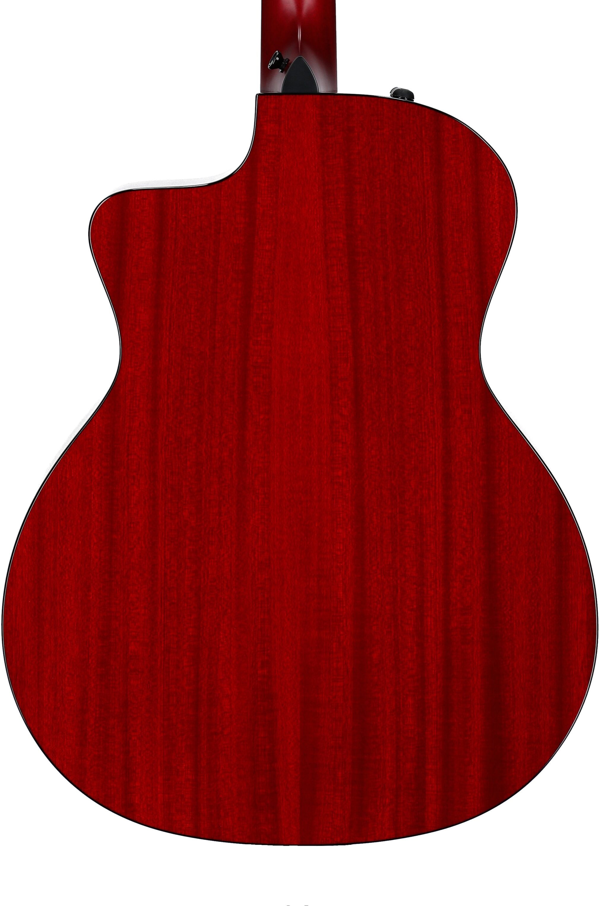 Taylor 224ce-SE Special Edition Red Grand Auditorium Acoustic-Electric Guitar (with Case), Red, Body Straight Back
