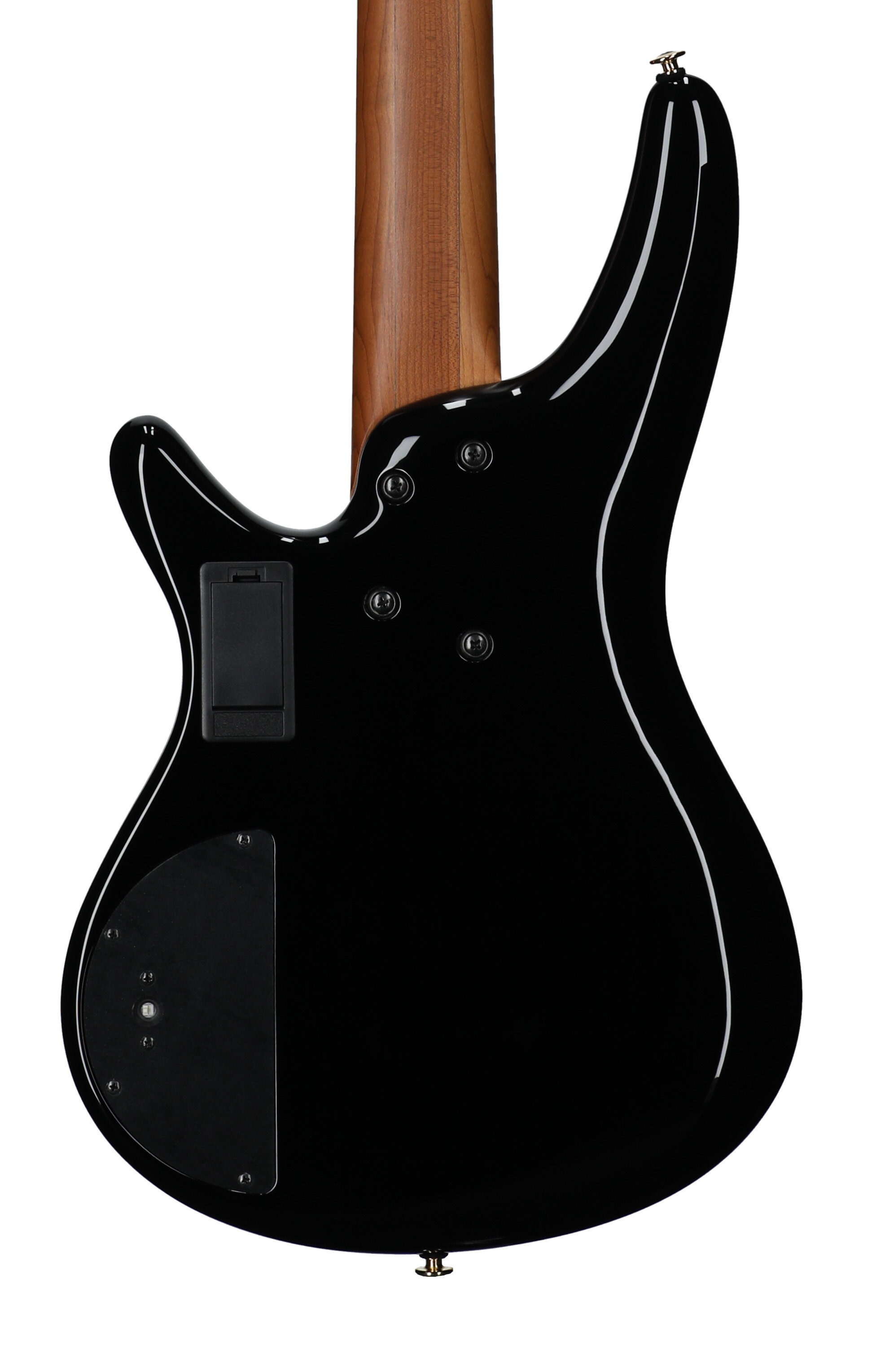 Ibanez SR3505 Prestige Electric Bass, 5-String (with Case), Black, Body Straight Back