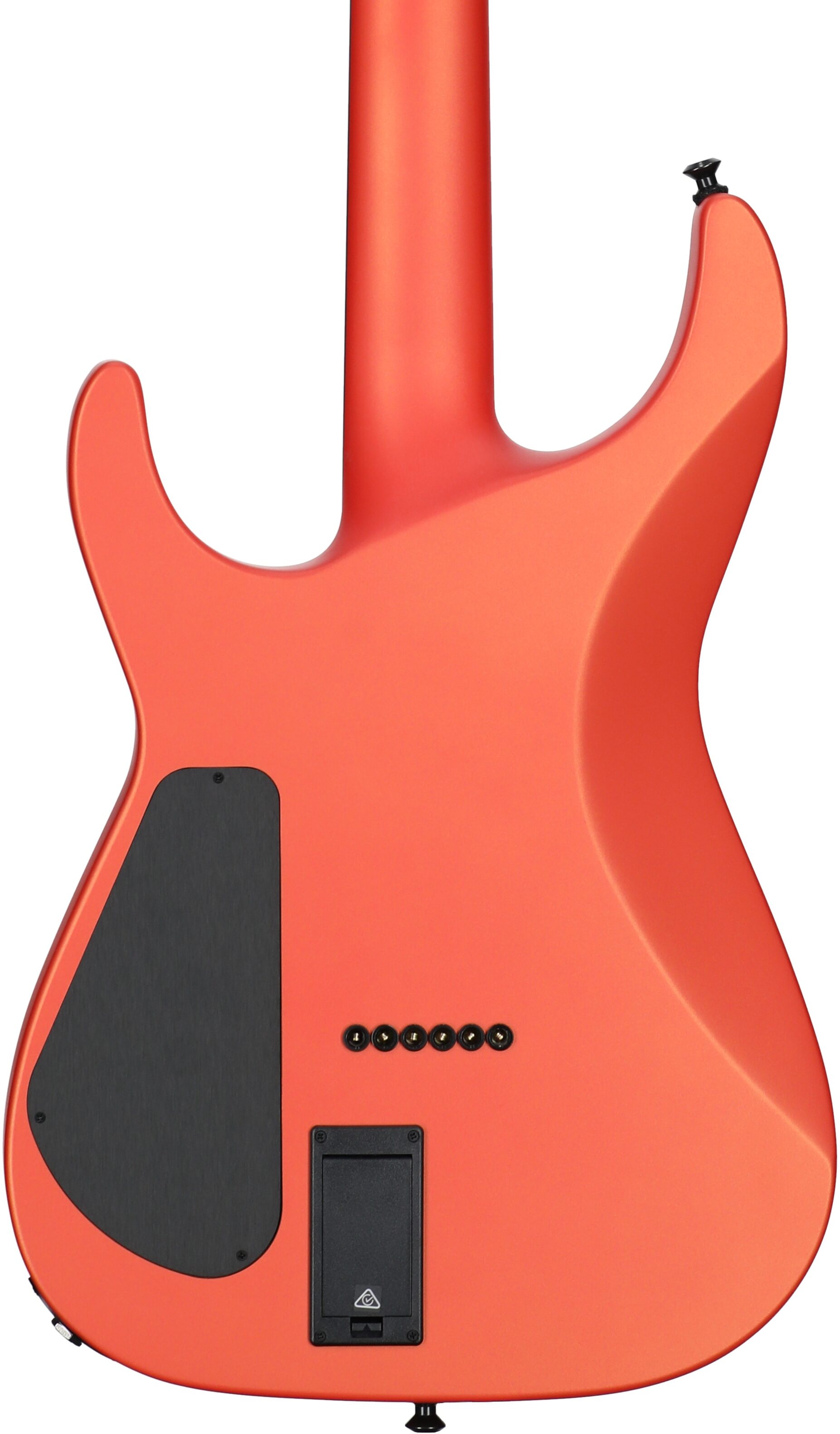 Jackson American Soloist SL2MG HT Electric Guitar (with Case), Lambo Orange, Body Straight Back
