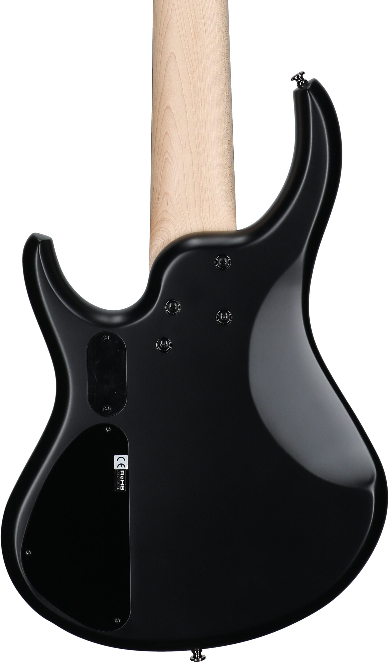 MTD Kingston Super 5 Electric Bass, 5-String (with Laurel Fingerboard), Black, Body Straight Back