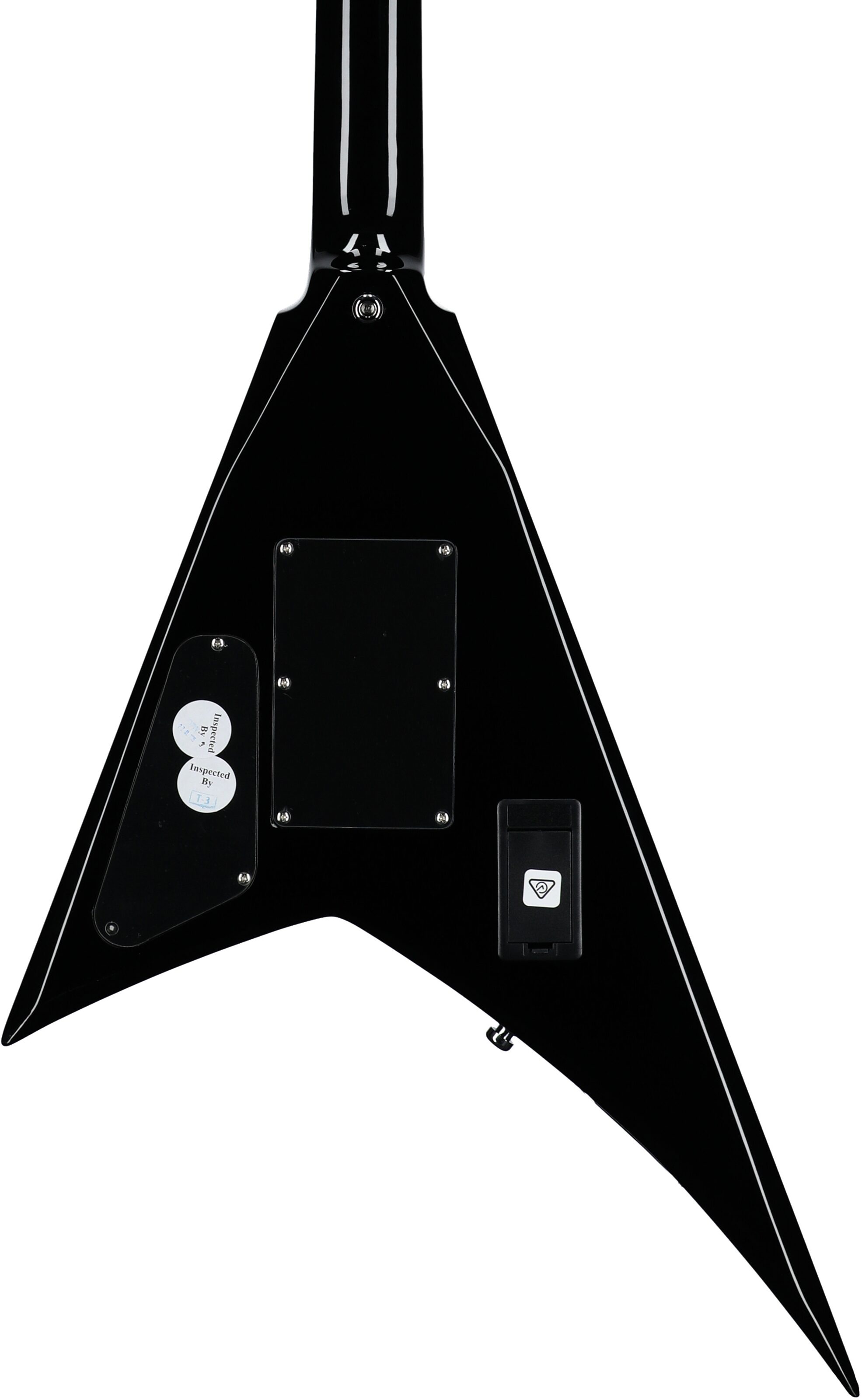 Jackson Limited Edition Pro Plus Pure Metal RR1A Rhoads Electric Guitar (with Gig Bag), Black, Body Straight Back