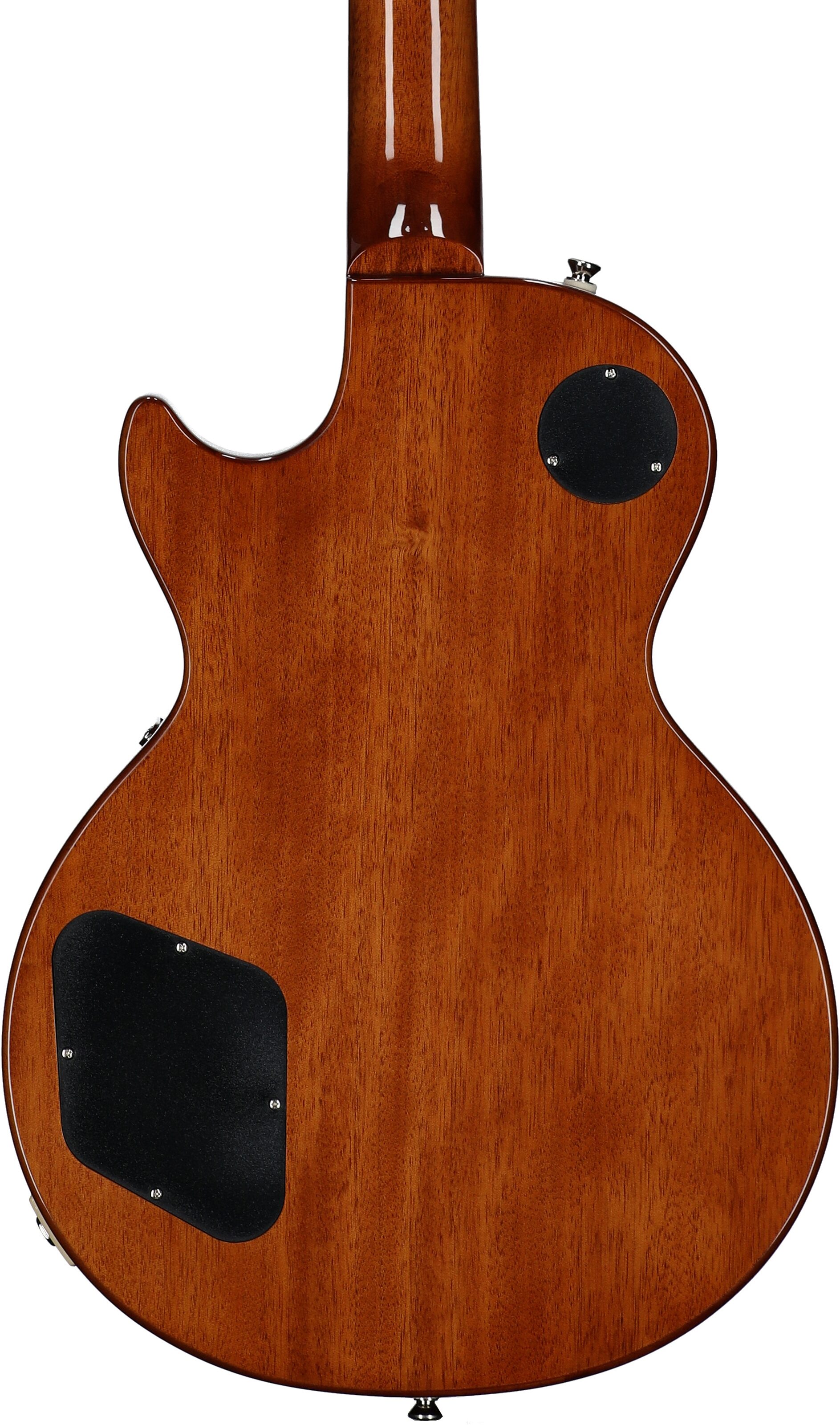 Epiphone Inspired by Gibson Les Paul Standard '60s Electric Guitar (with Gig Bag), Ebony, Body Straight Back