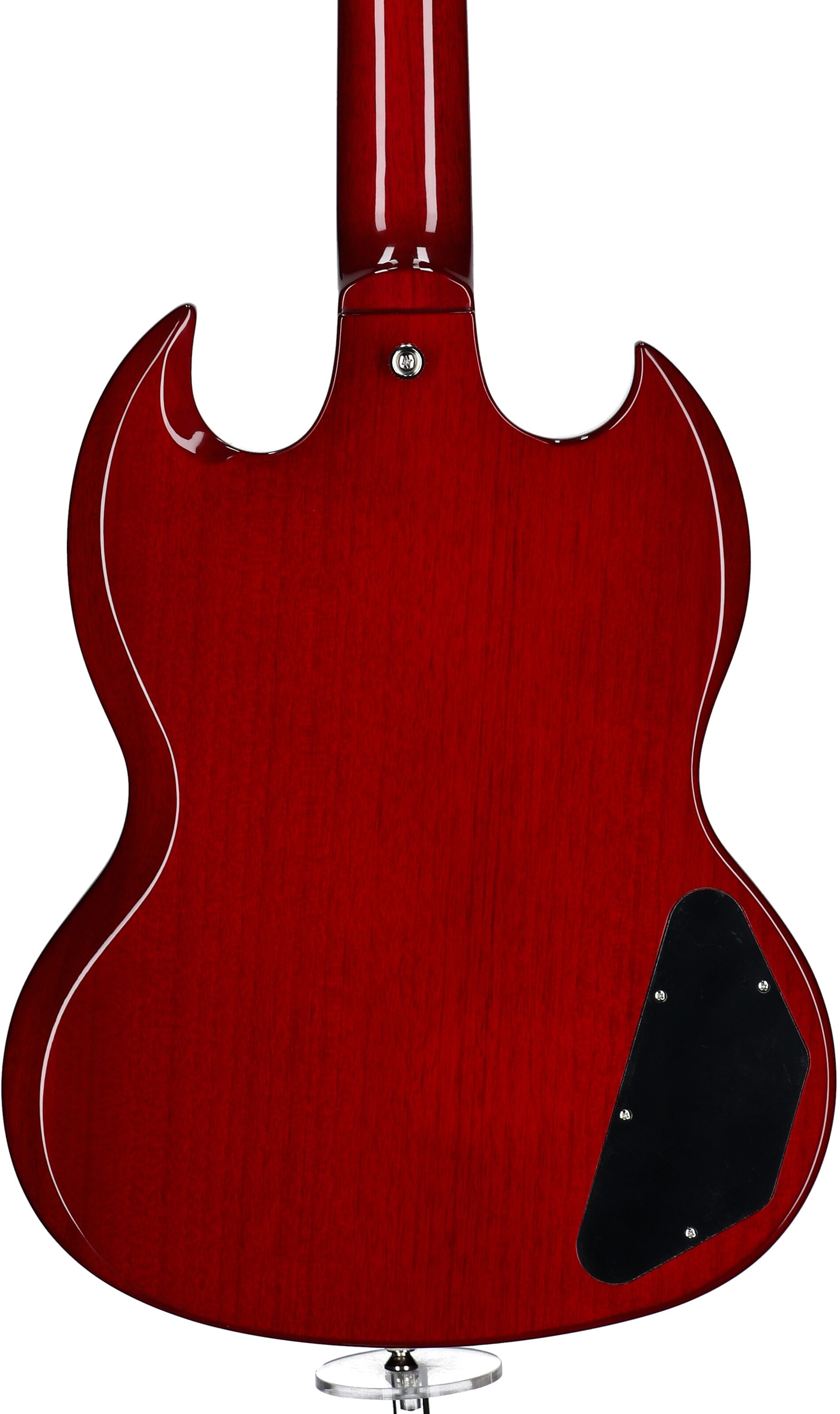 Epiphone Inspired by Gibson SG Standard Electric Guitar, Left-Handed (with Gig Bag), Cherry, Body Straight Back