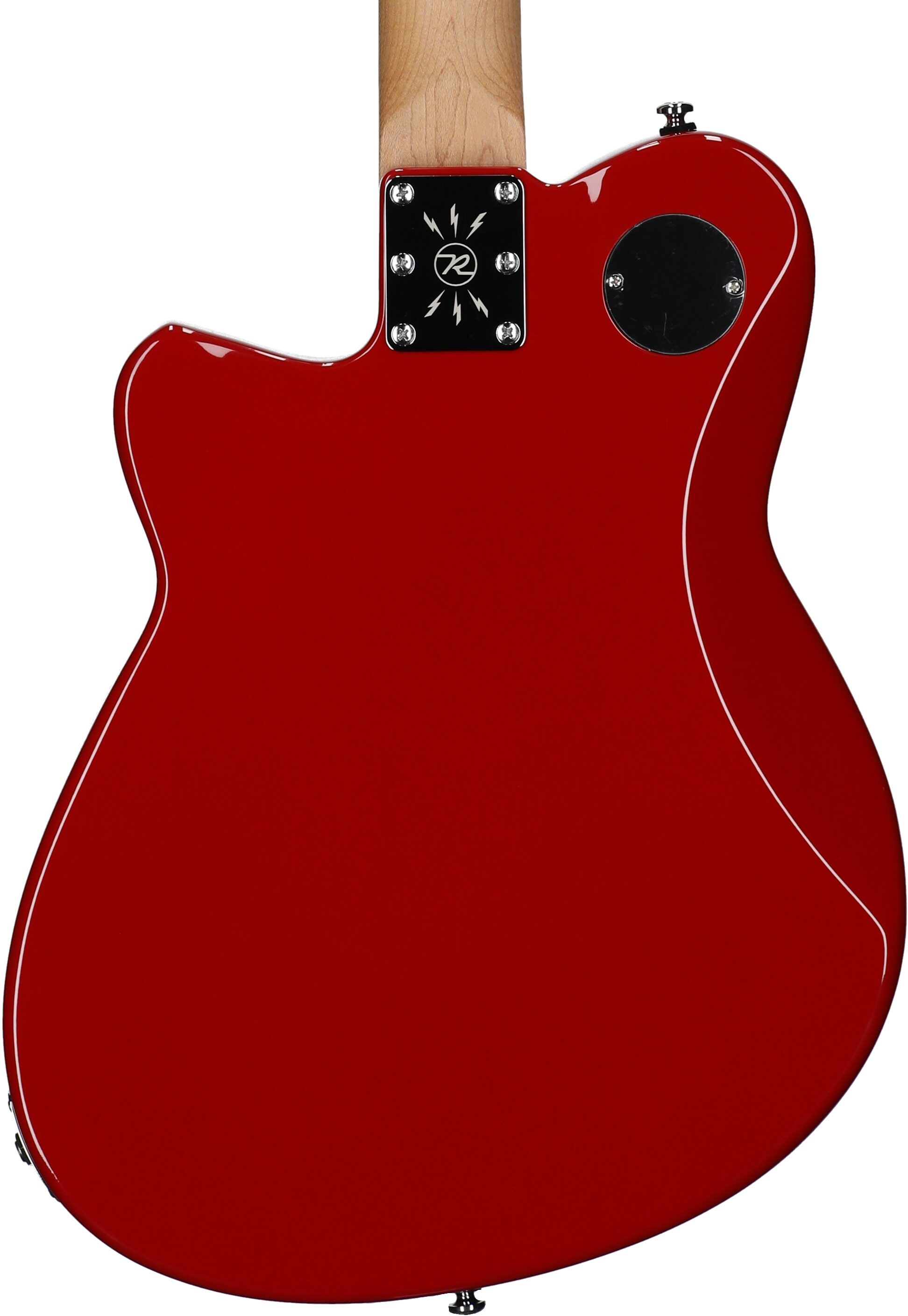 Reverend Buckshot Electric Guitar, Party Red, Body Straight Back