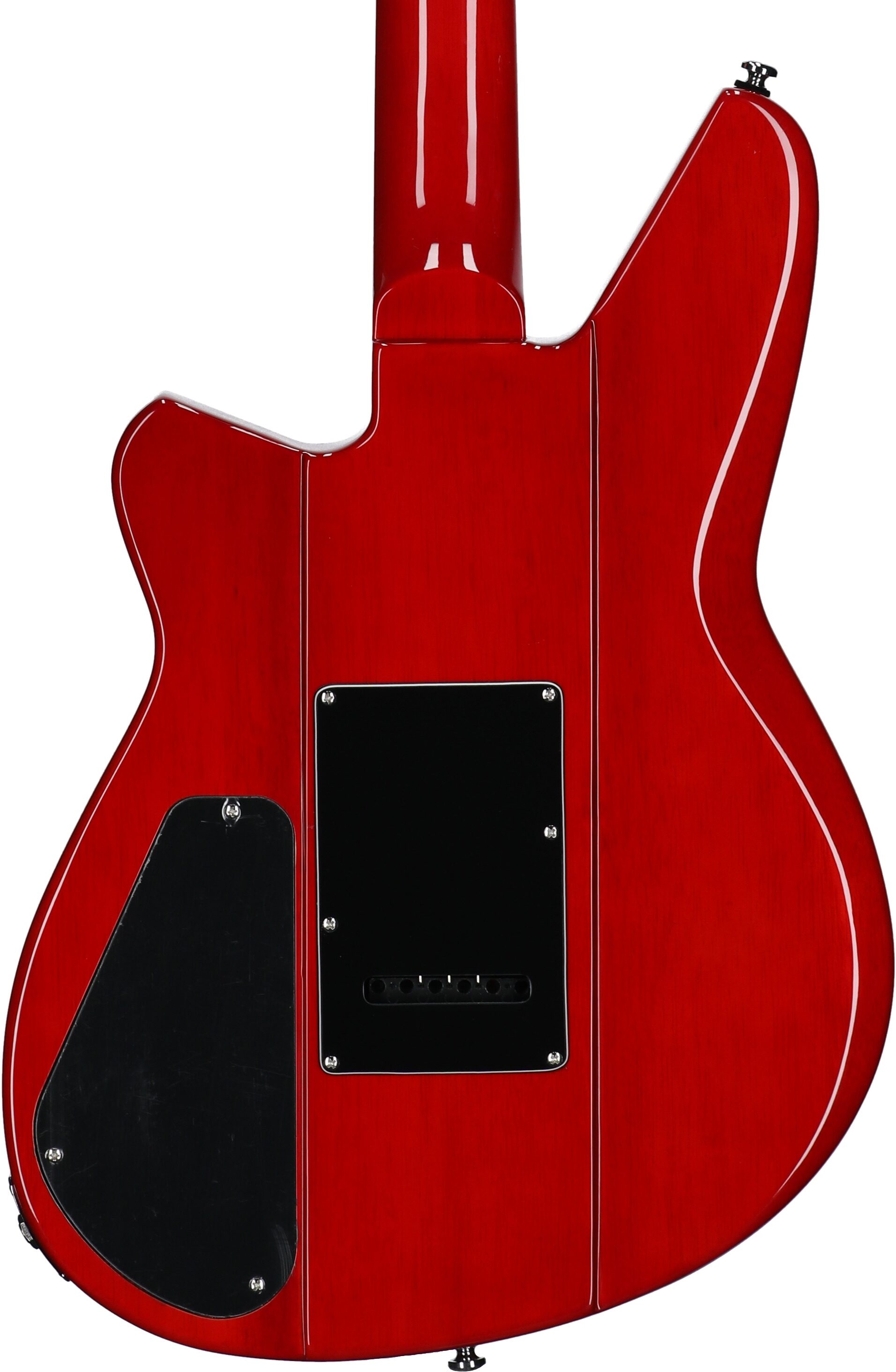 Reverend Warhawk DAW Electric Guitar, Transparent Cherry, Body Straight Back