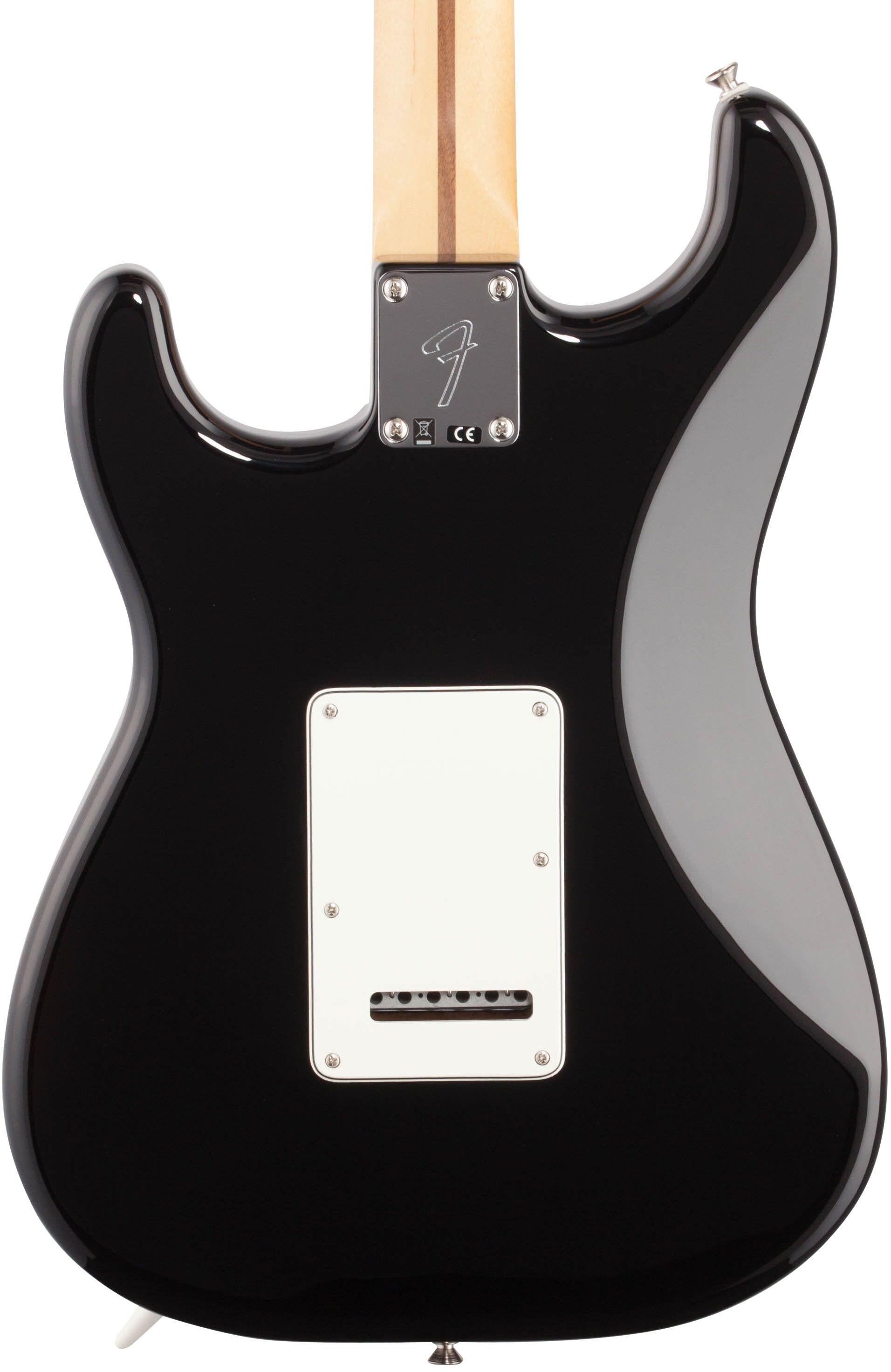 Fender Player Stratocaster Electric Guitar (Maple Fingerboard), Black, Body Straight Back