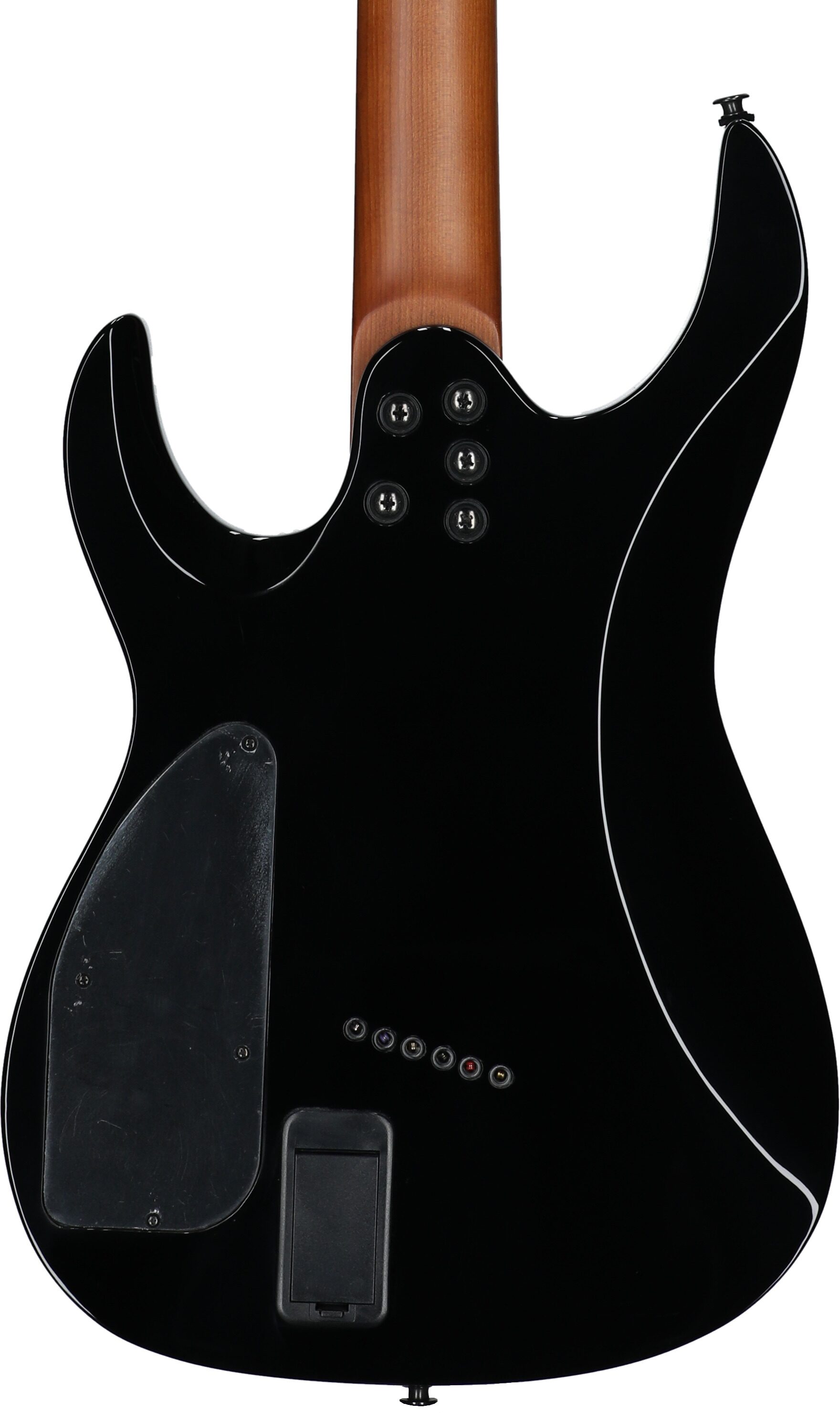 Legator Ninja 6 OD Multi-Scale Electric Guitar, Jupiter Burst, Body Straight Back