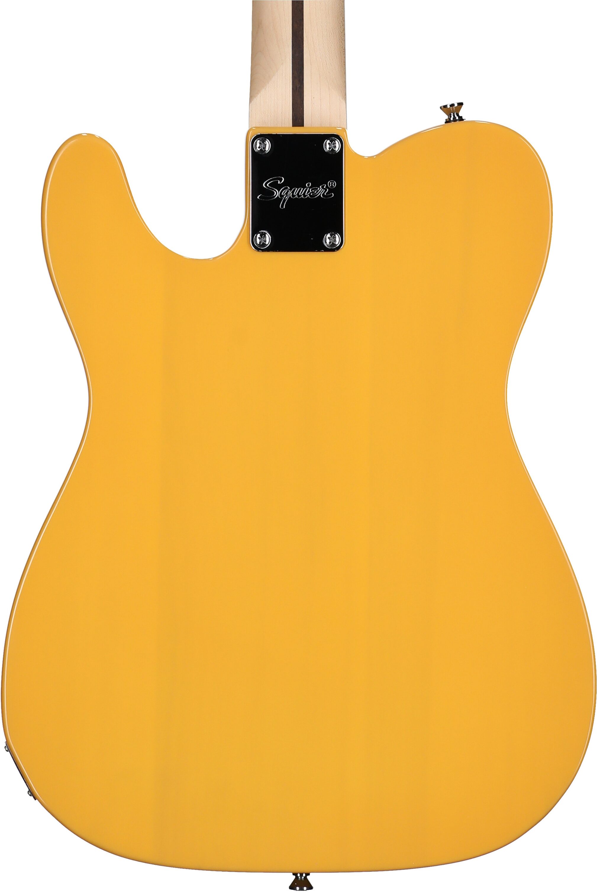 Squier Sonic Telecaster Electric Guitar, Butterscotch Blonde, Body Straight Back