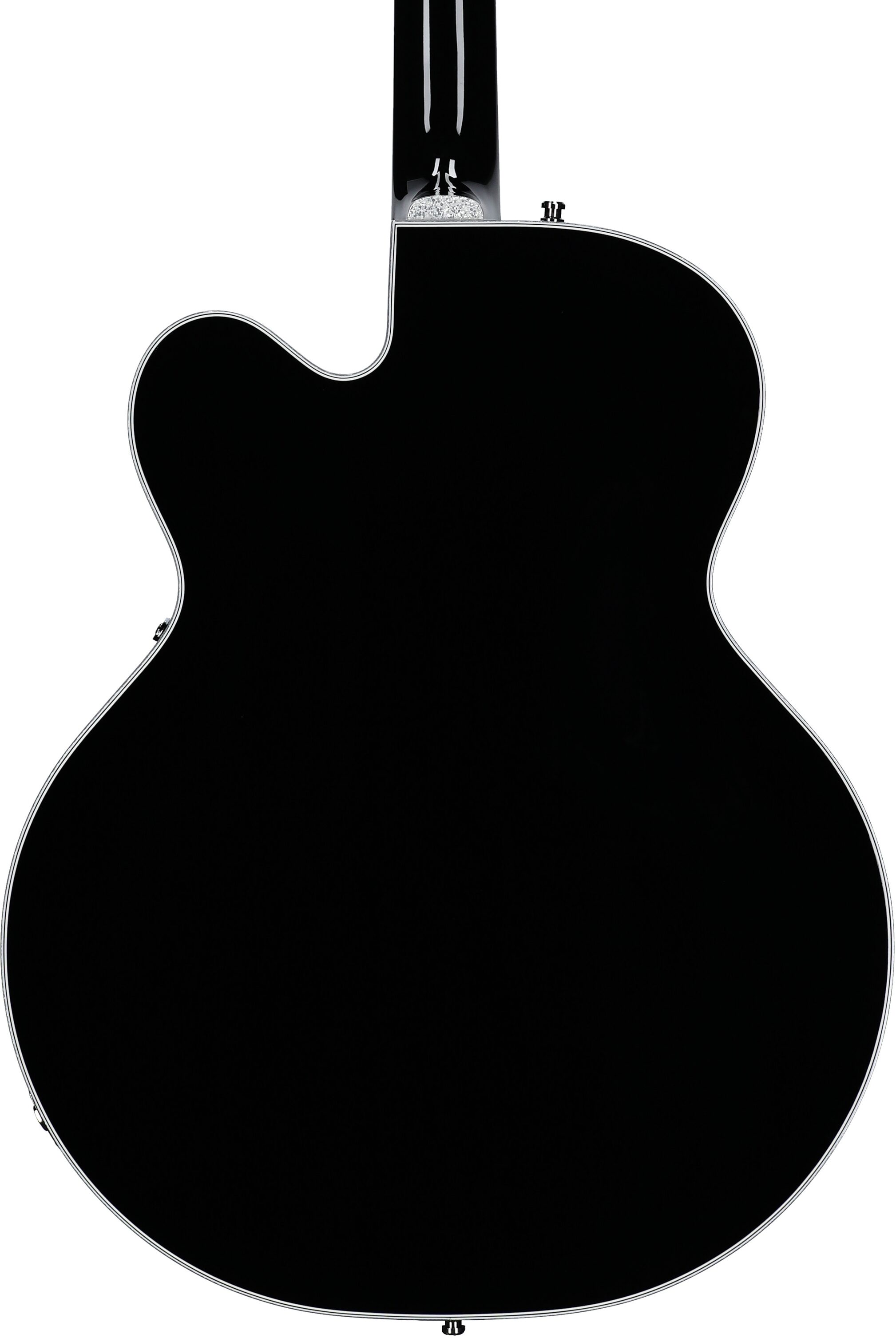 Gretsch Pro Collection Falcon Electric Guitar (with Case), Black, Open Box (Very Good), Body Straight Back