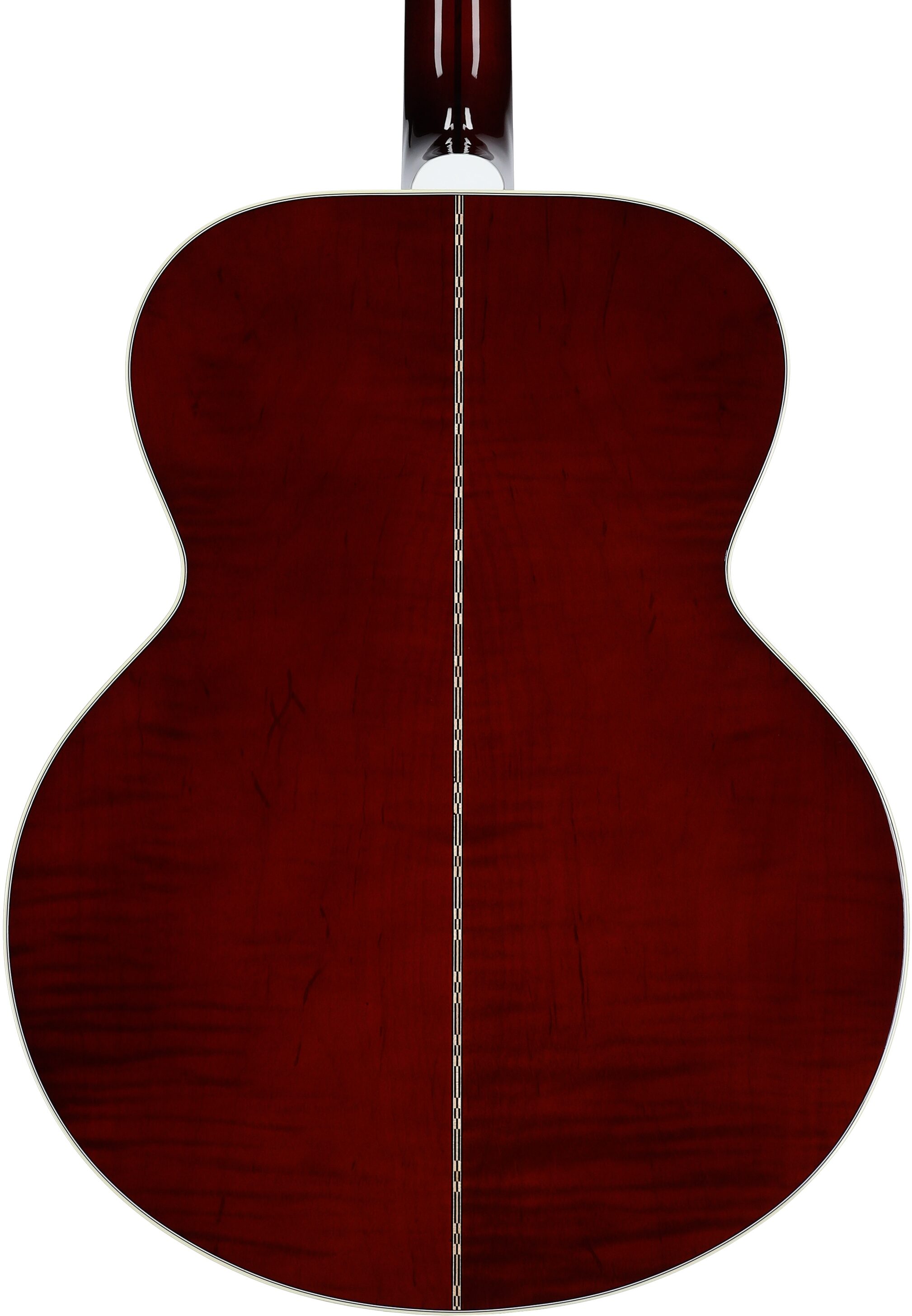 Gibson SJ-200 Standard Maple Jumbo Acoustic-Electric Guitar (with Case), Autumnburst, Body Straight Back
