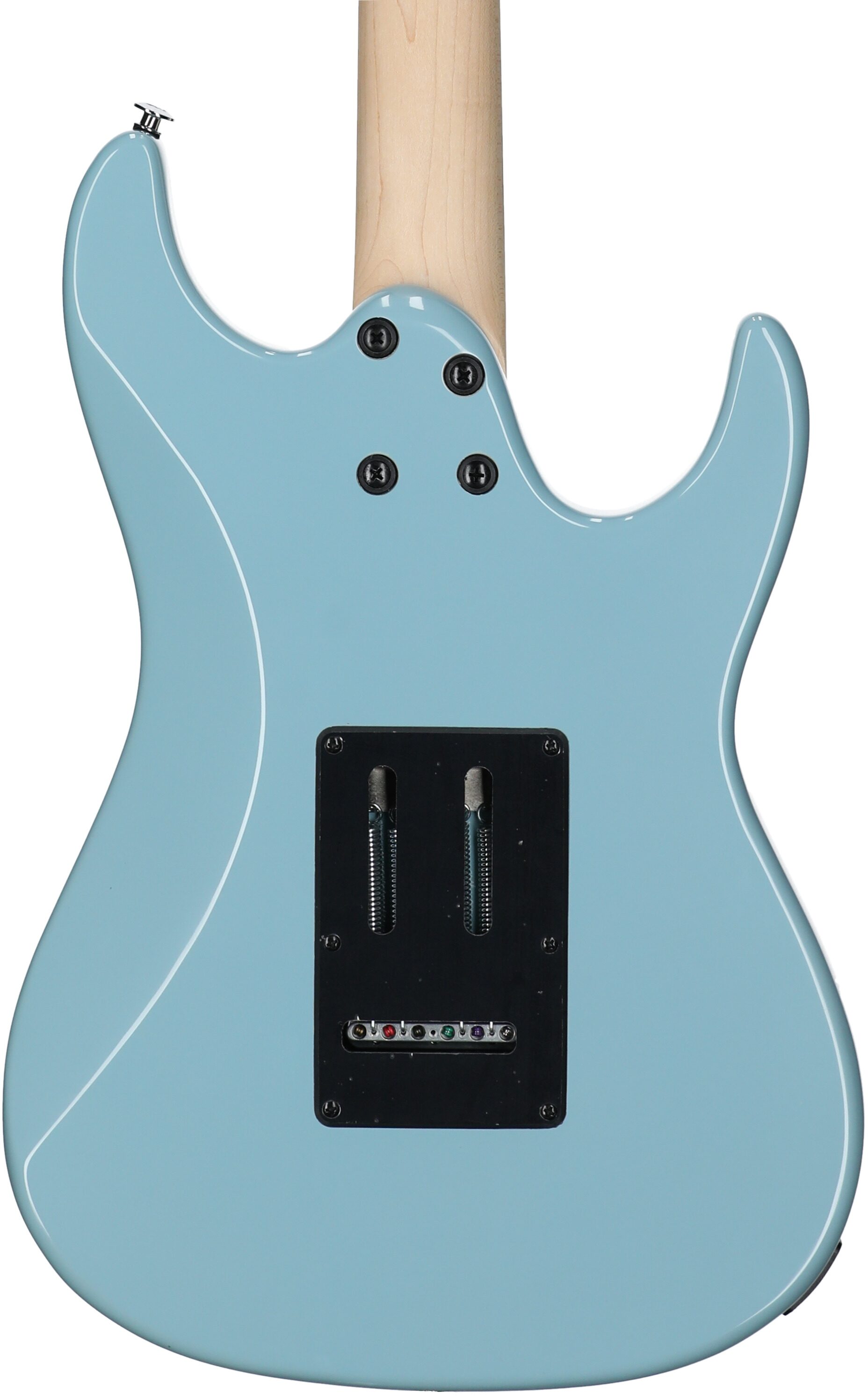 Ibanez AZ Essentials Electric Guitar, Left-Handed, Purist Blue, Body Straight Back