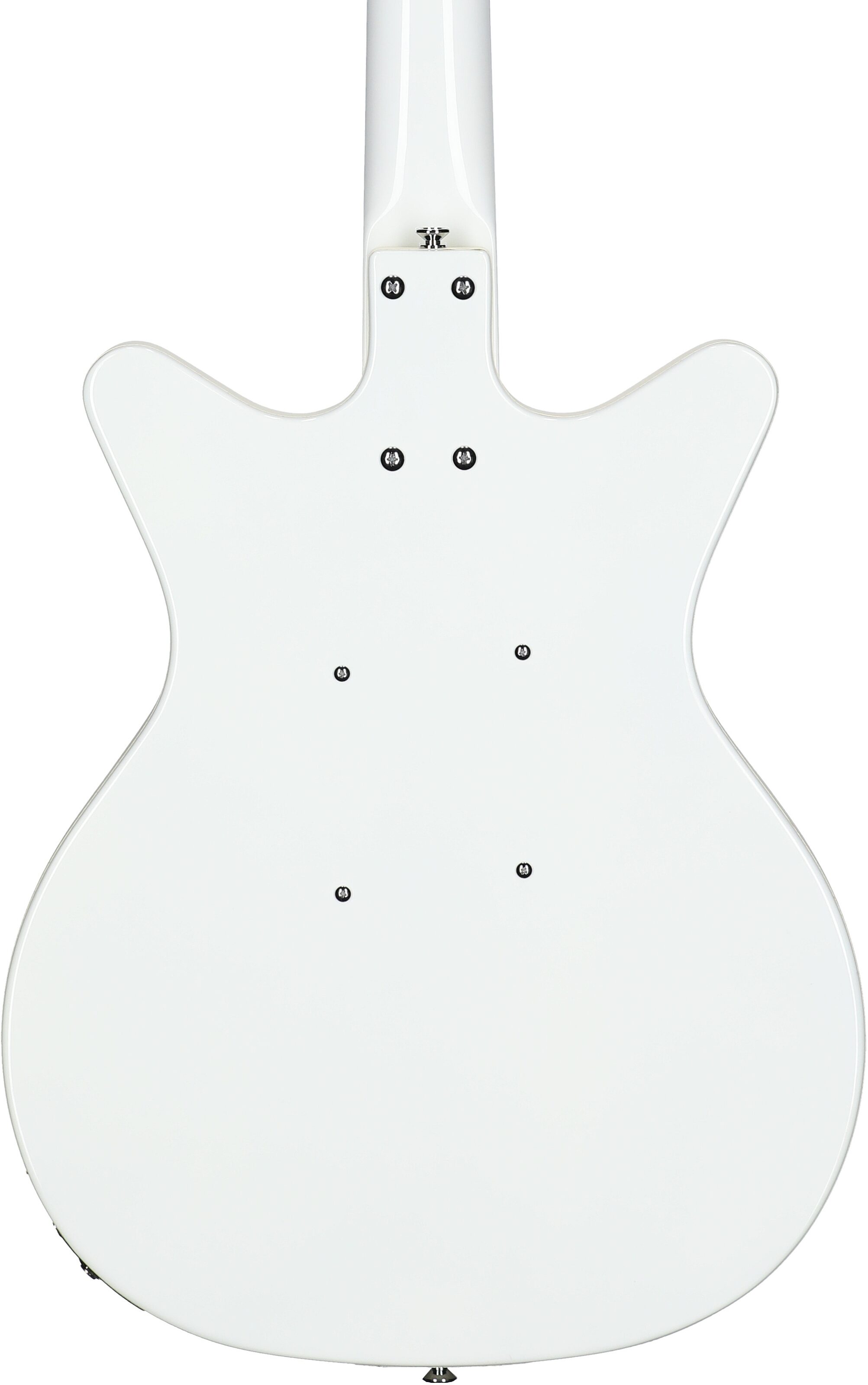 Danelectro '59 MOD NOS Electric Guitar, White, Body Straight Back