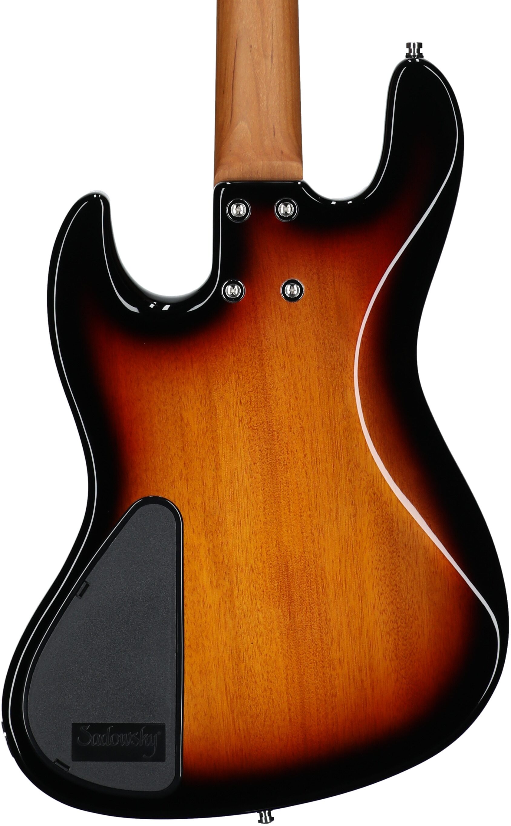 Sadowsky MetroExpress MV4 Electric Bass, Maple Fingerboard (with Gig Bag), Sunburst, Body Straight Back