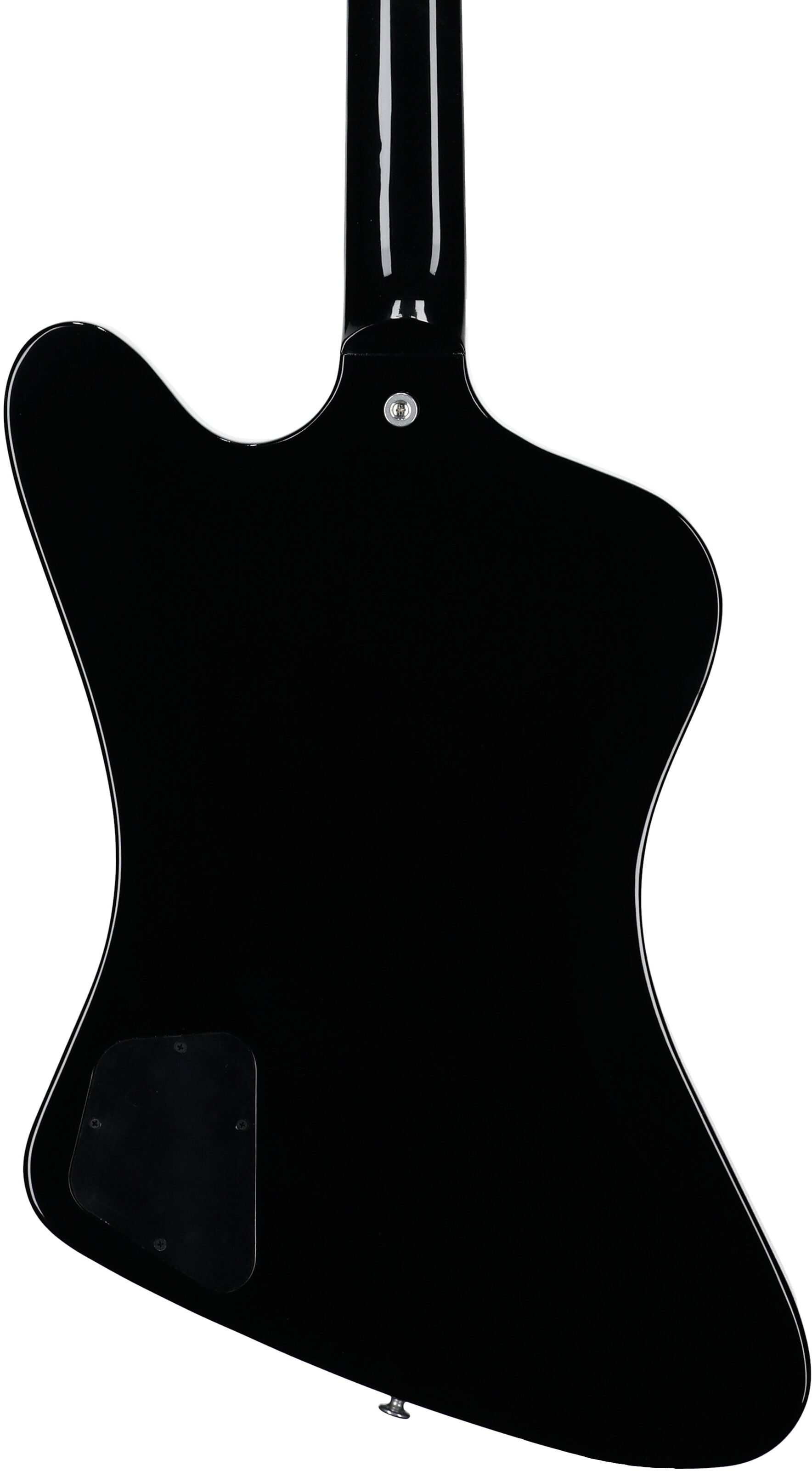 Gibson Firebird Platypus Electric Guitar (with Case), Ebony, Body Straight Back
