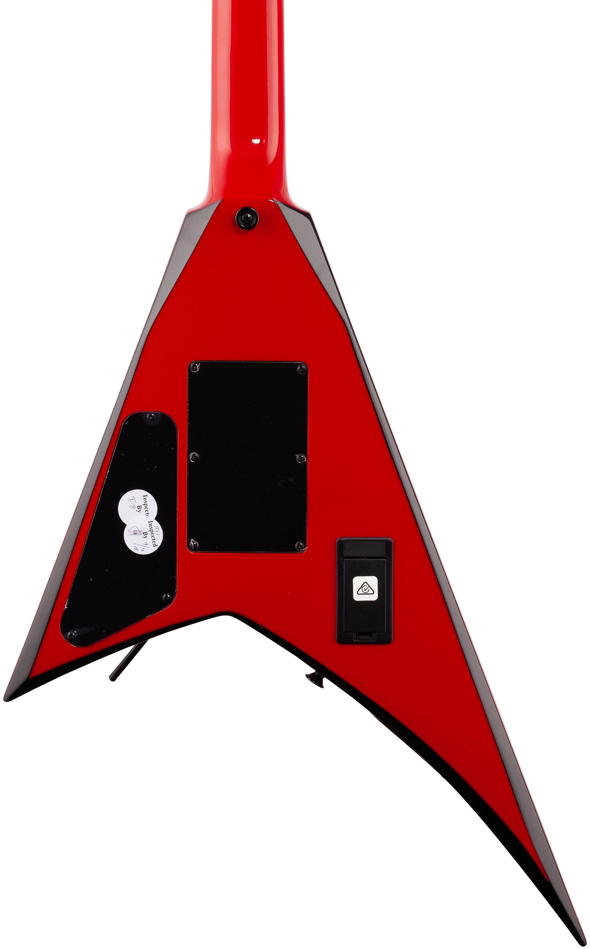 Jackson X Series Rhoads RRX24 Electric Guitar, with Laurel Fingerboard, Red with Black Bevel, Body Straight Back