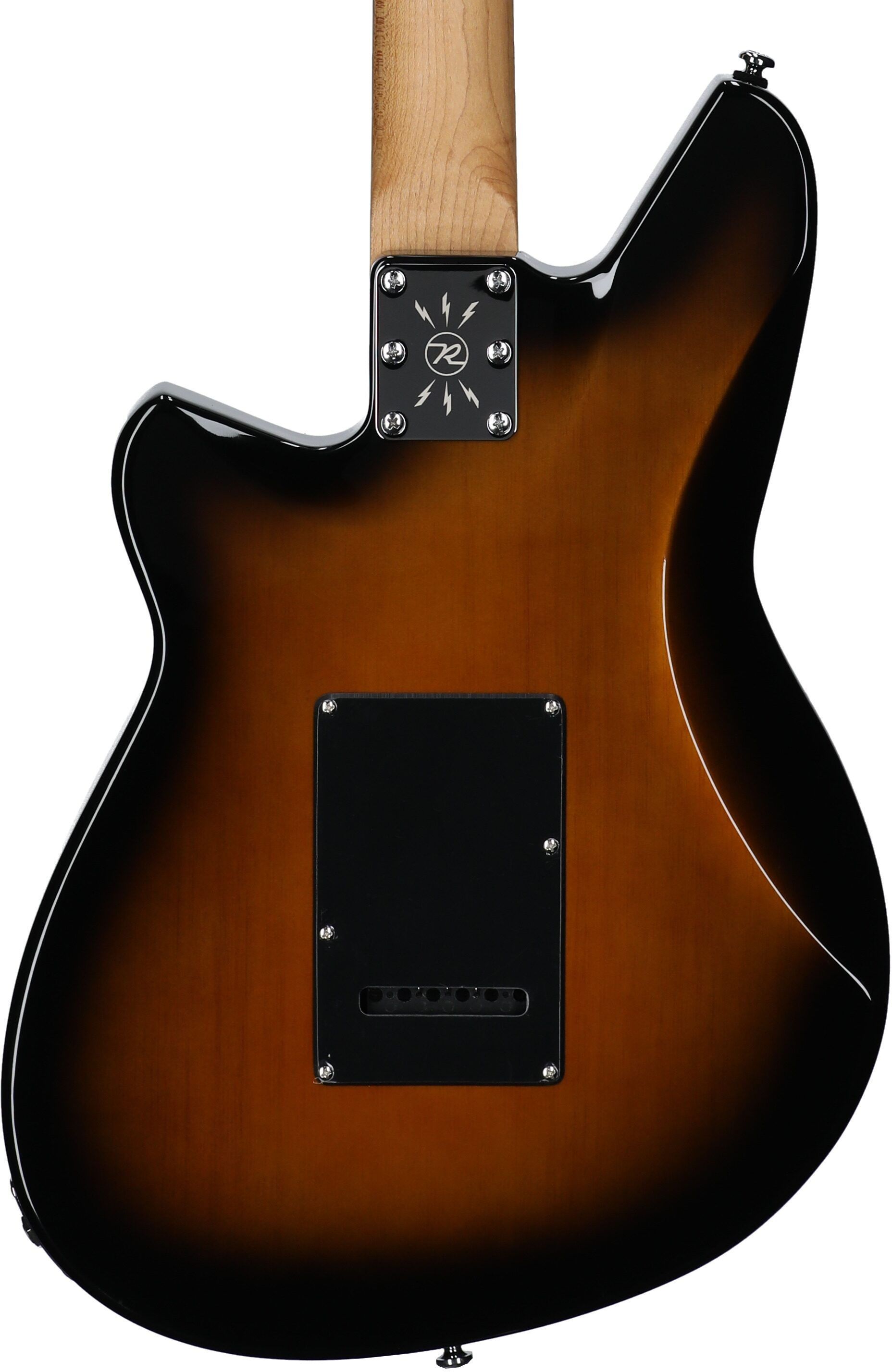 Reverend Six Gun HPP Electric Guitar, Coffee Burst, Body Straight Back