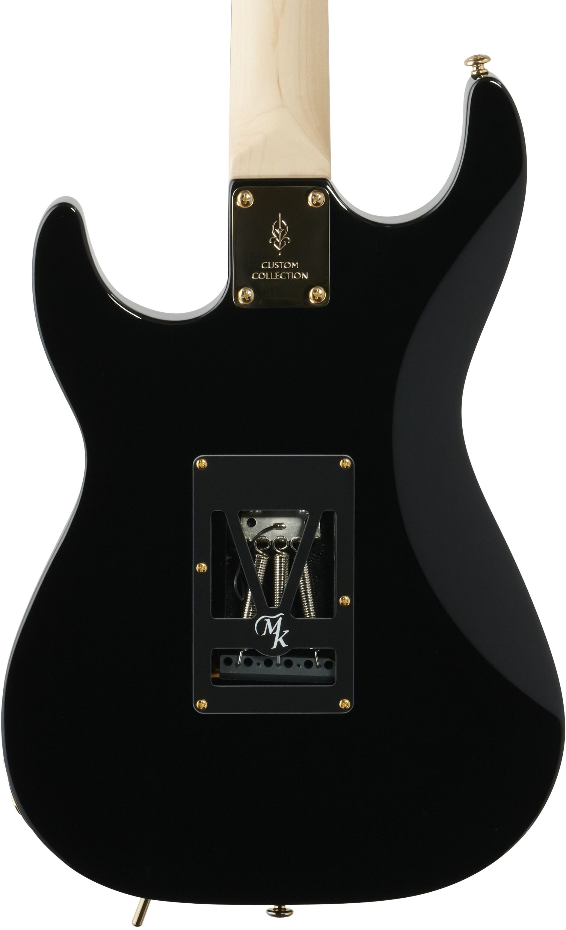 Michael Kelly Custom Collection '60s Burl Ultra Electric Guitar, Pau Ferro Fingerboard, Natural Burl, Body Straight Back