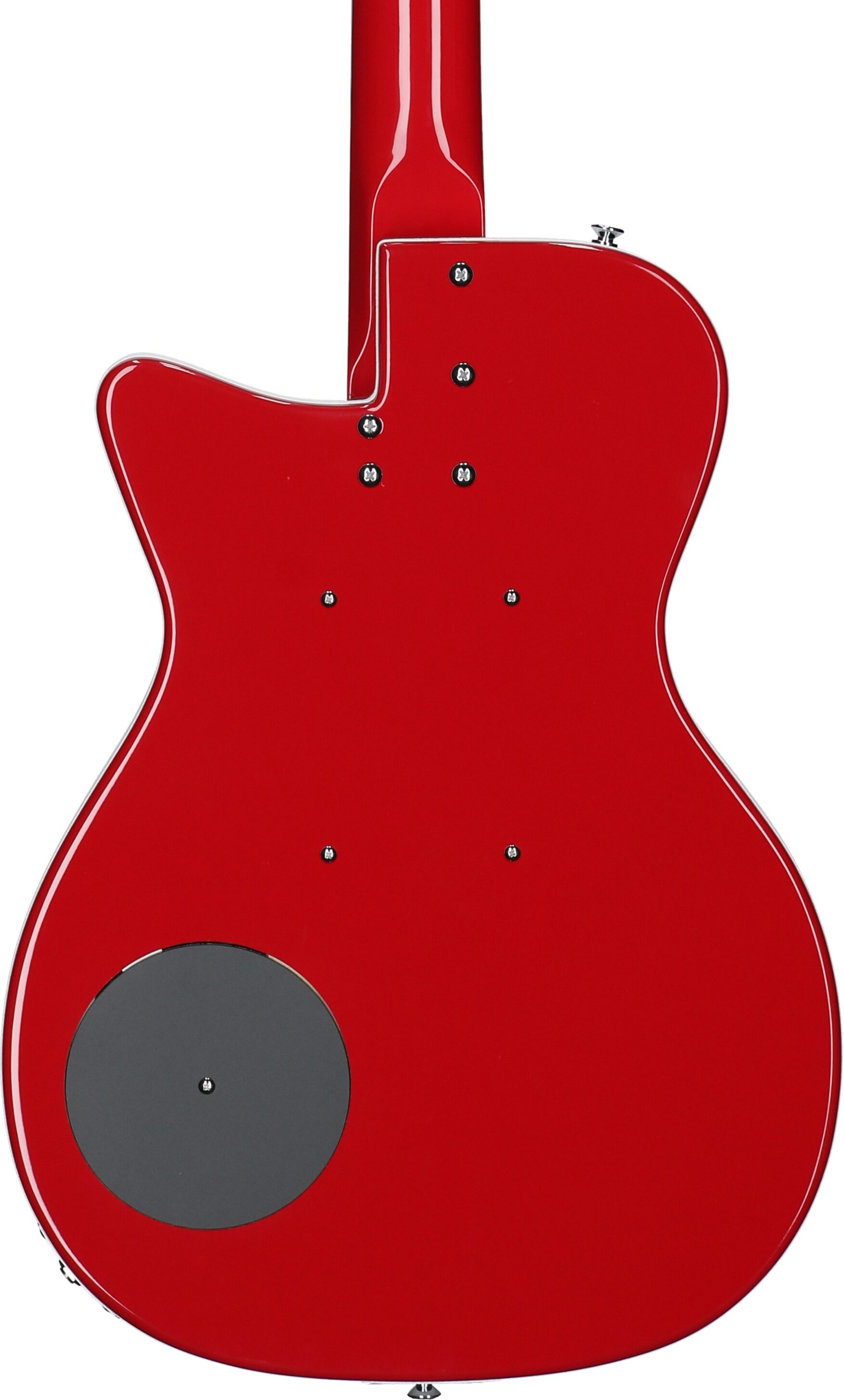 Danelectro '56 Baritone Electric Guitar, Red, Body Straight Back