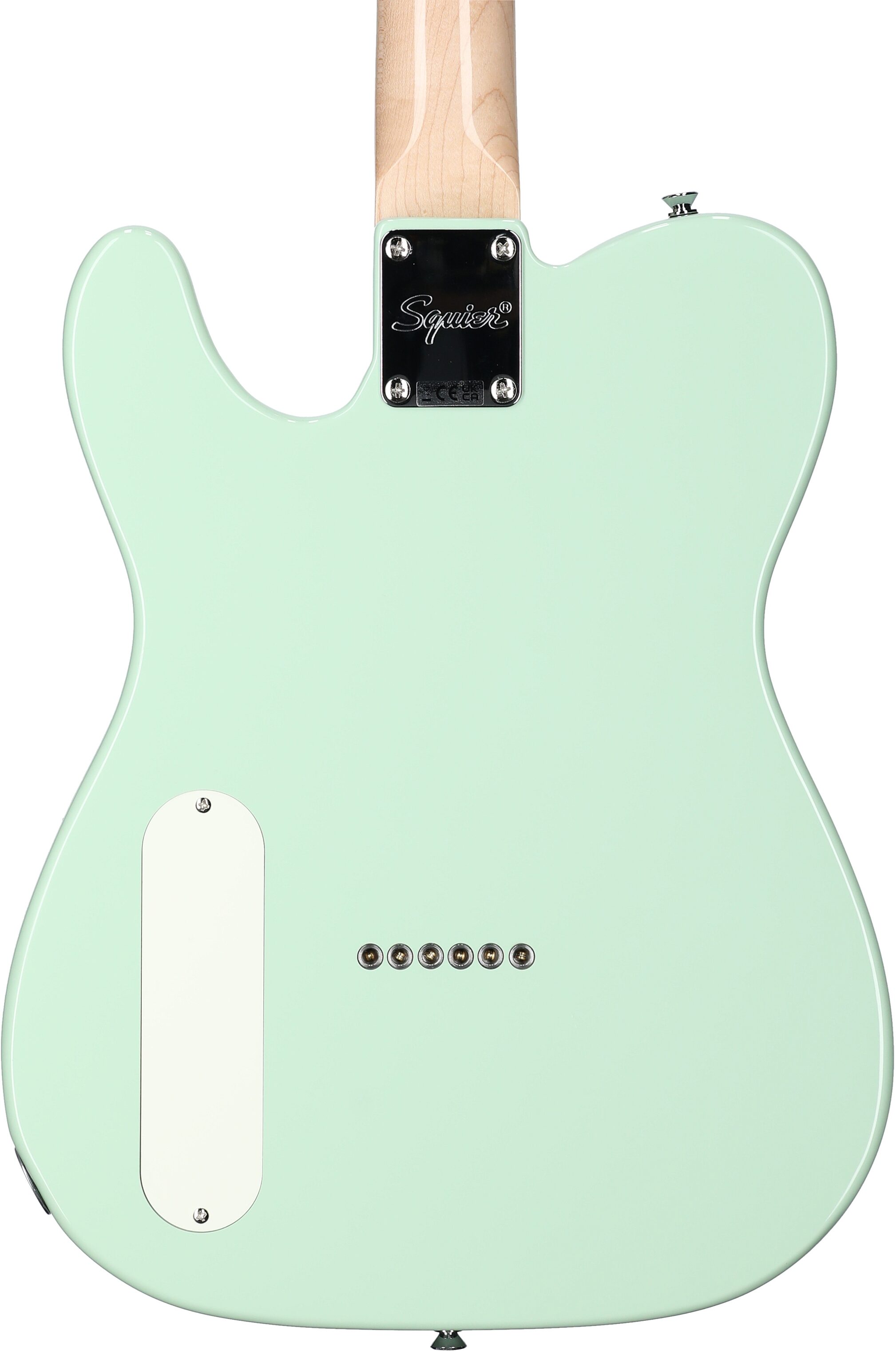 Squier Paranormal Baritone Cabronita Telecaster Electric Guitar, Laurel Fingerboard, Sea Foam, Body Straight Back