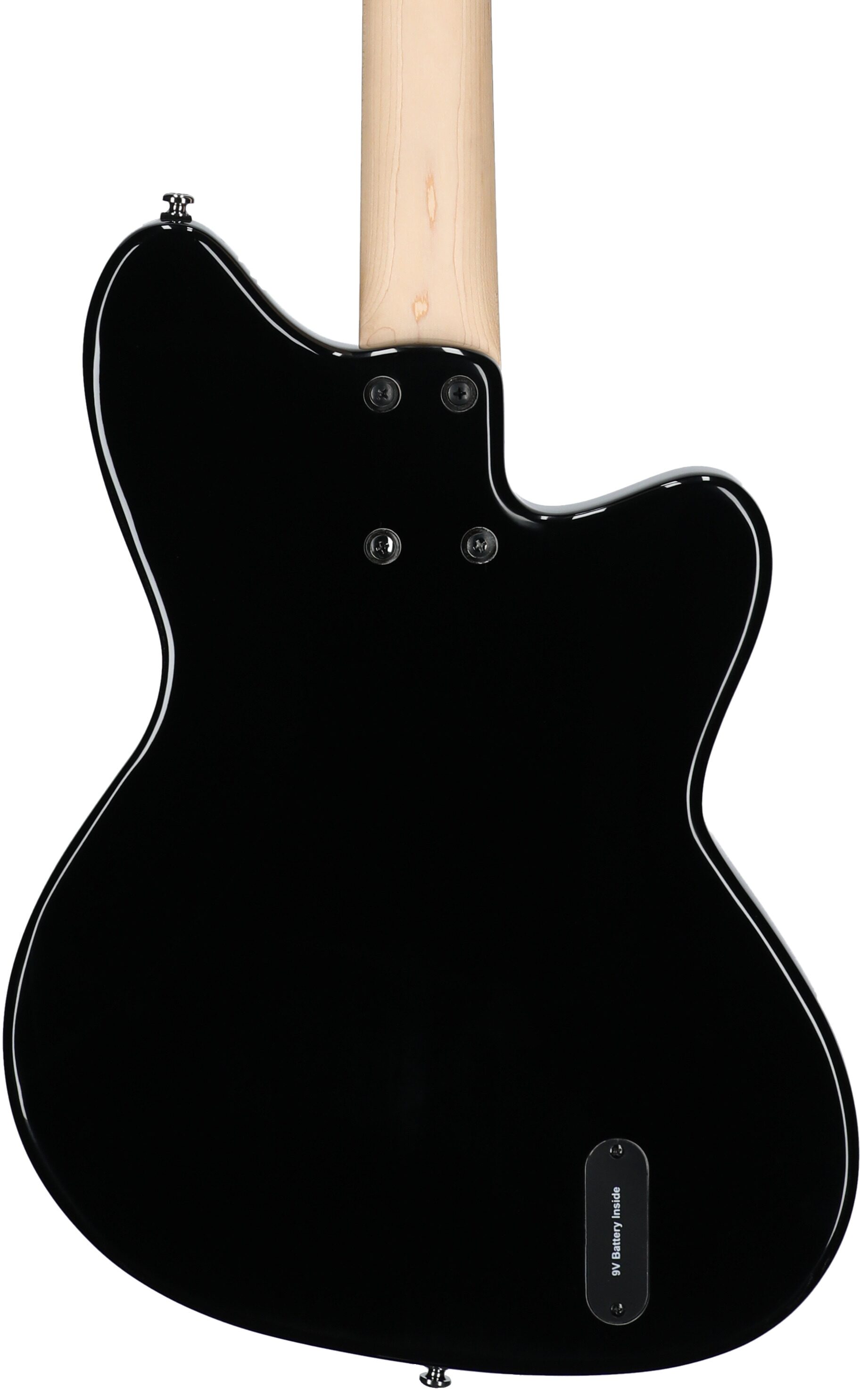 Ibanez Talman TMB100 Electric Bass, Left-Handed, Black, Body Straight Back
