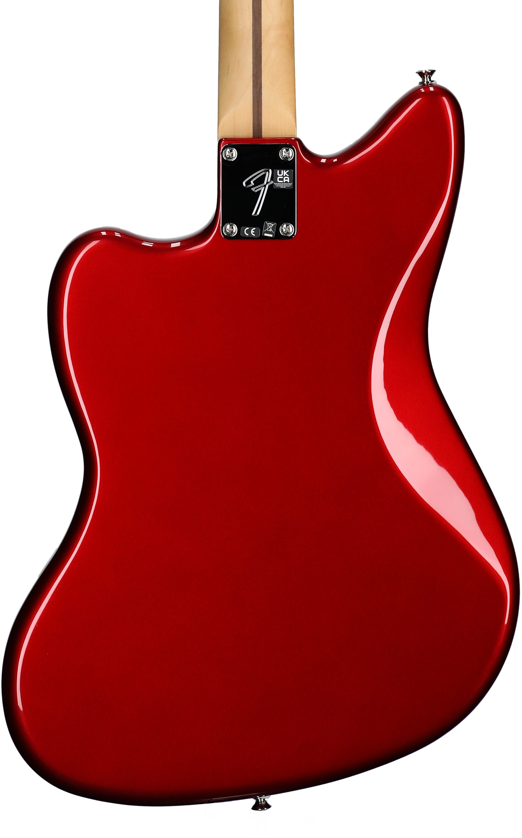 Fender Player Jazzmaster Pau Ferro Electric Guitar, Candy Apple Red, Body Straight Back