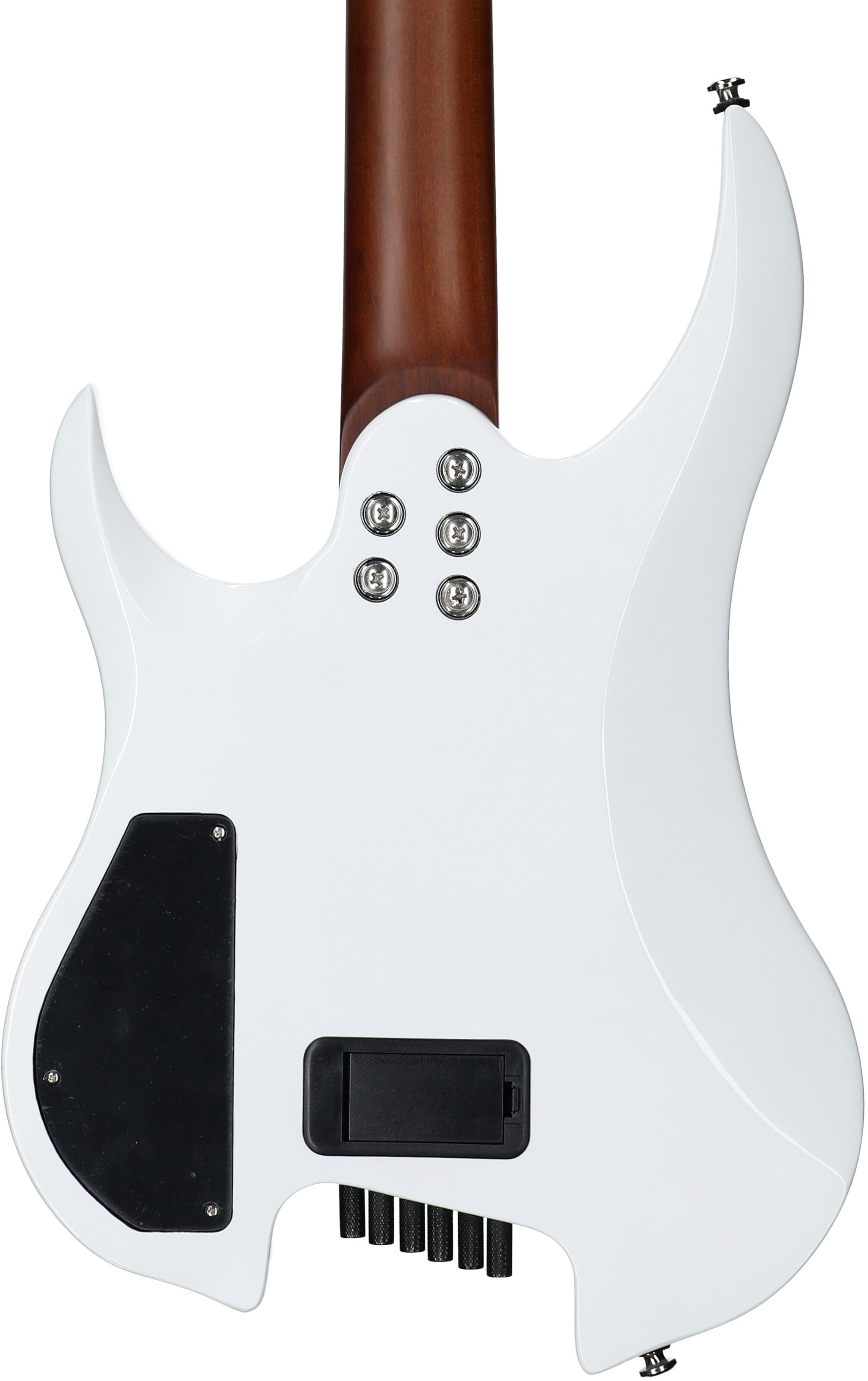 Legator Ghost 6 OD Multi-Scale Guitar, Arctic Burst, Body Straight Back