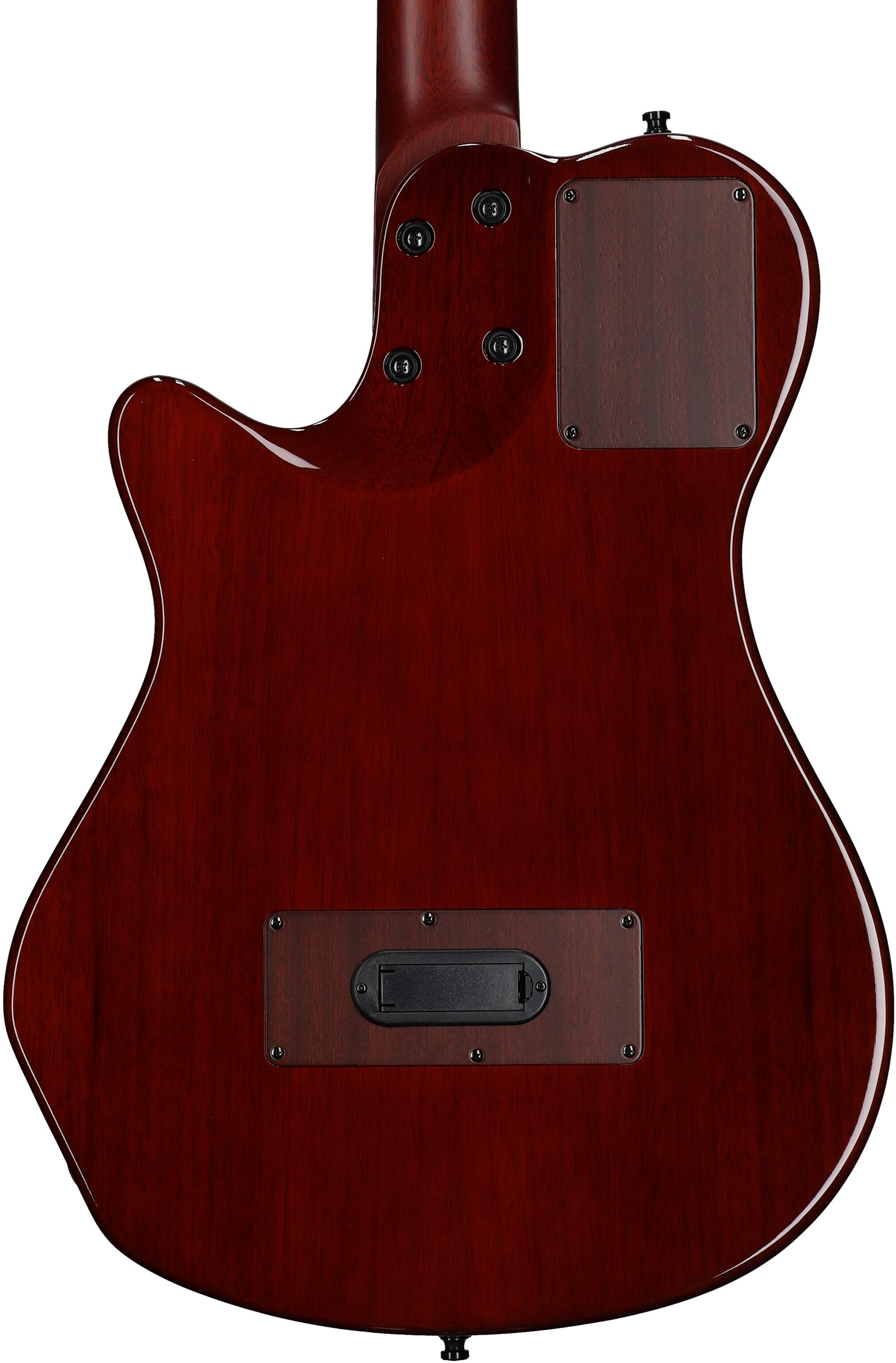 Godin Multiac Grand Concert Classical Acoustic-Electric Guitar (with Gig Bag), Natural, Body Straight Back