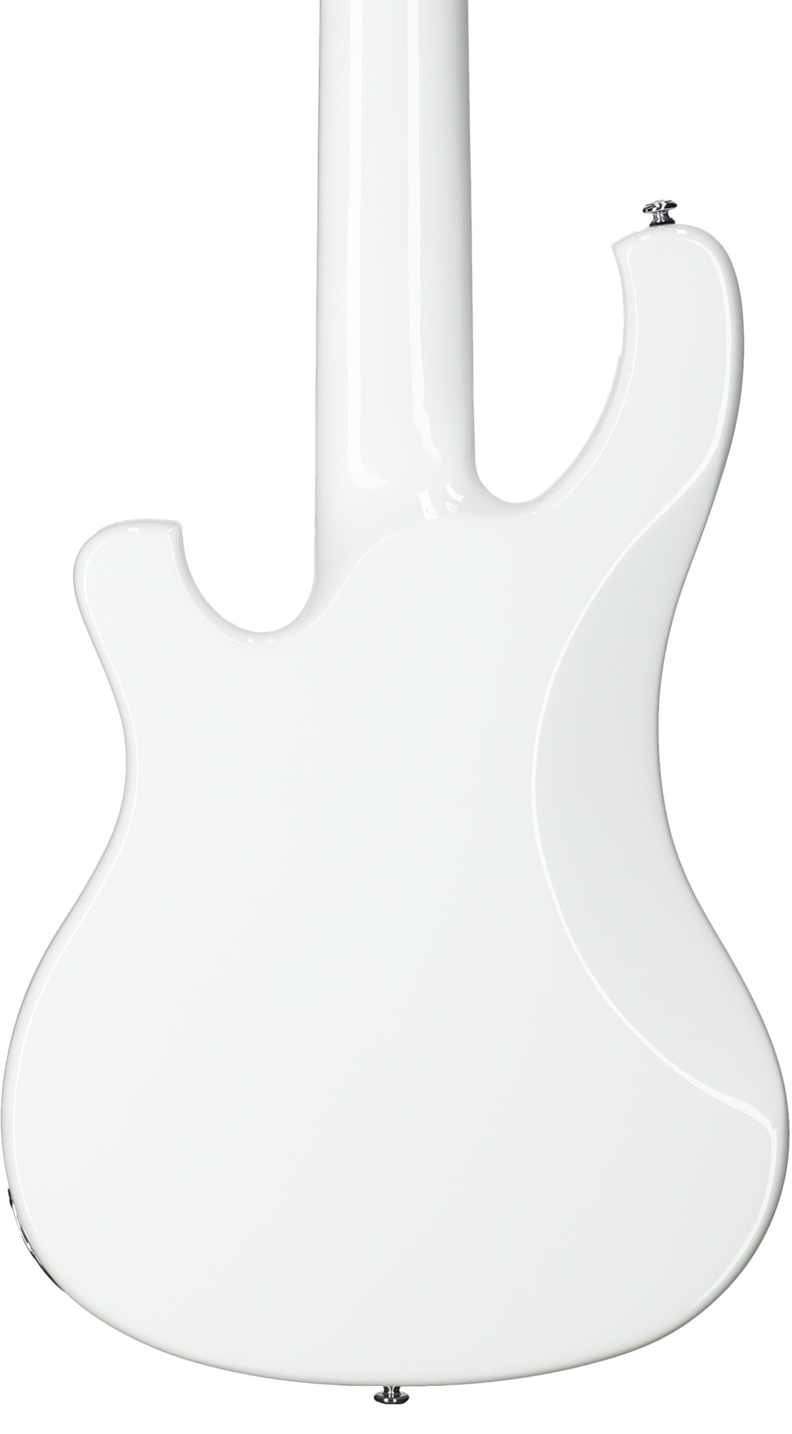 Schecter Stargazer 12 Electric Bass, 12-String, Gloss White, Body Straight Back