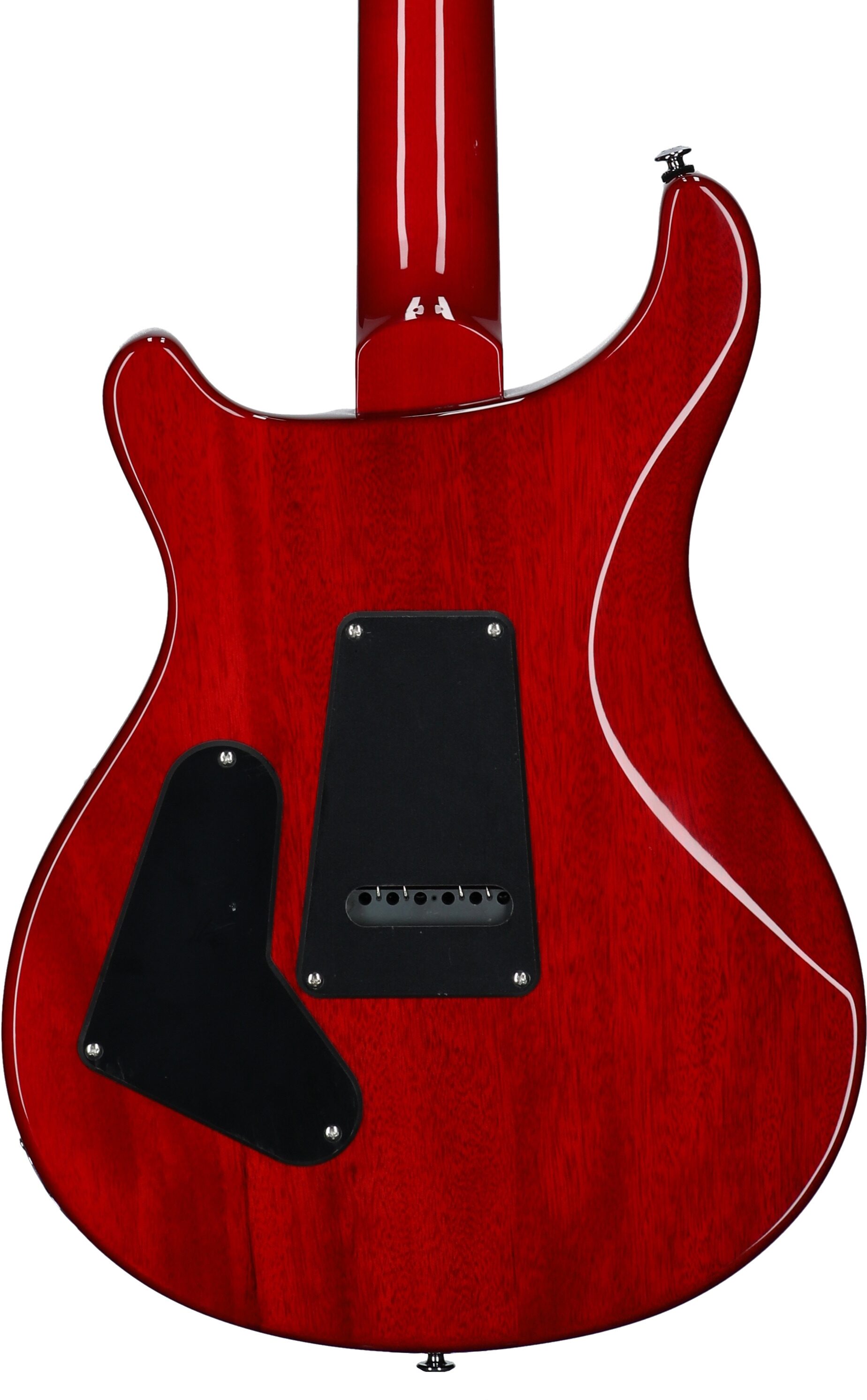 PRS Paul Reed Smith SE Custom 24-08 Electric Guitar (with Gig Bag), Charcoal Cherry Burst, Body Straight Back