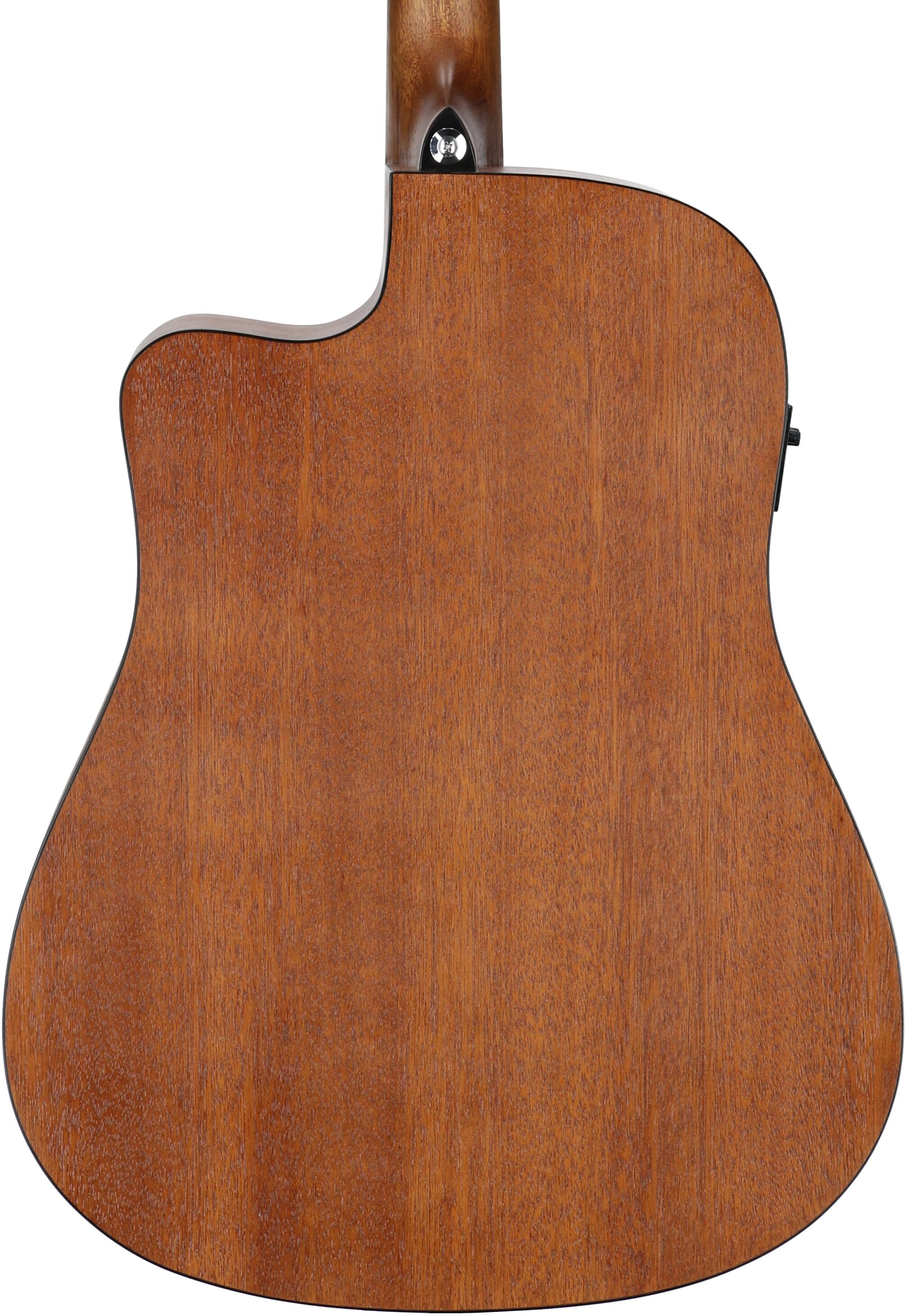 Ibanez PF50CE Acoustic-Electric Guitar, Open Pore Blue Sunburst, Body Straight Back