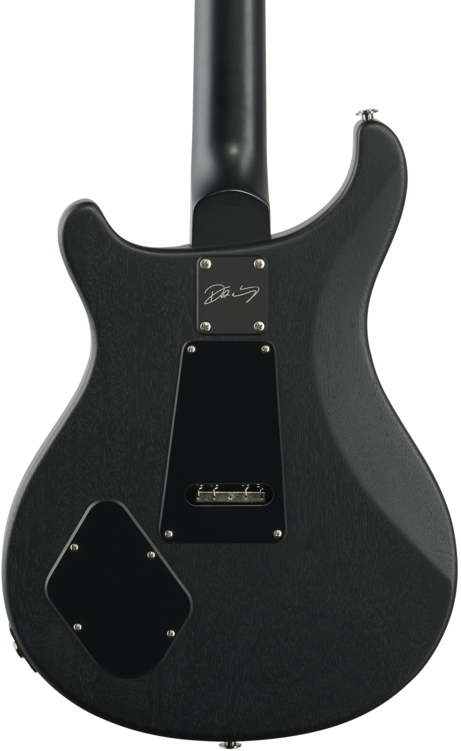 PRS Paul Reed Smith Dustie Waring CE24 Electric Guitar, with Floyd Rose (with Gig Bag), Gray Black, Body Straight Back