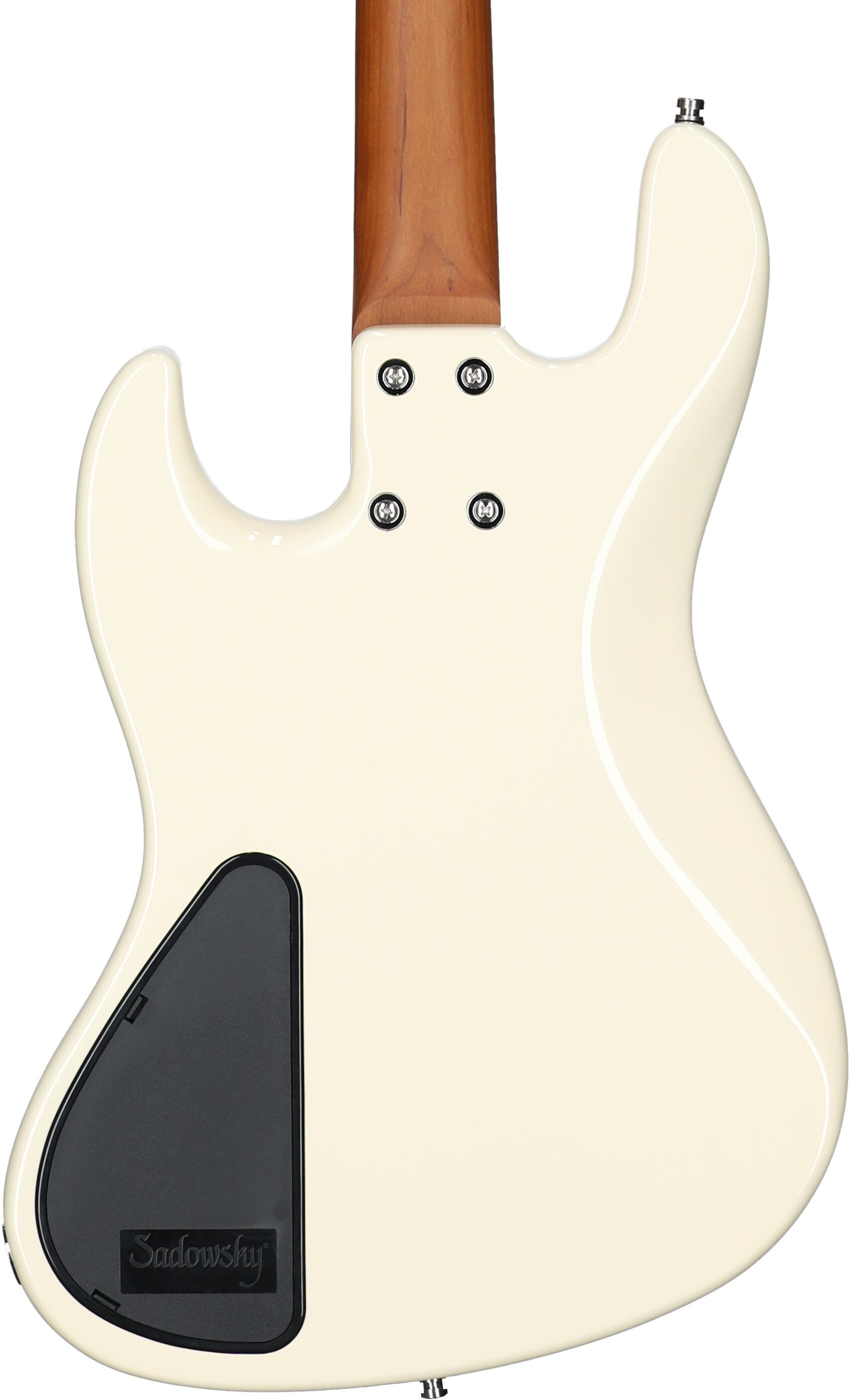 Sadowsky MetroExpress MV4 Electric Bass, with Maple Fingerboard, White, Body Straight Back