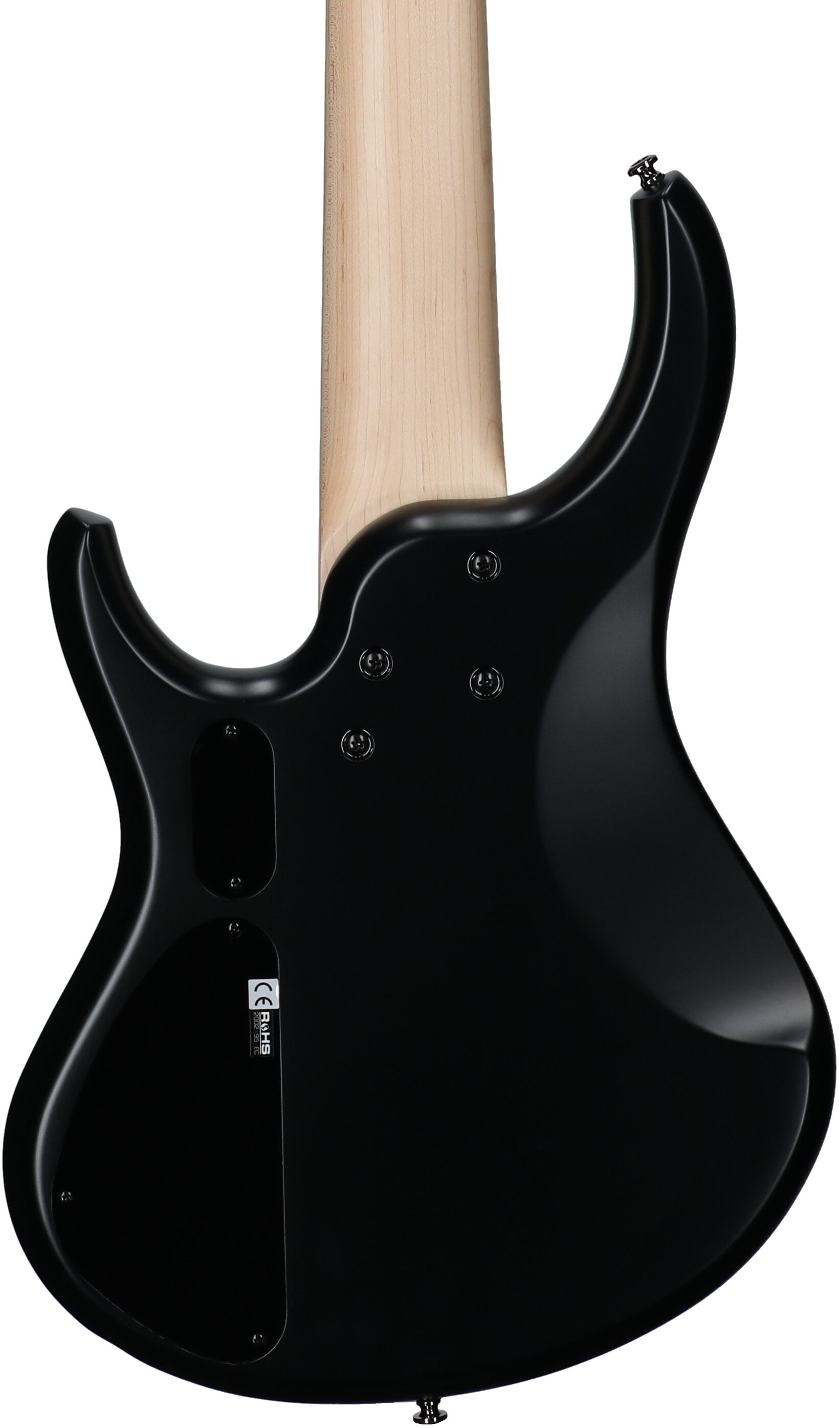 MTD Kingston Super 5 Bass Electric Bass, 5-String (with Maple Fingerboard), Black, Body Straight Back