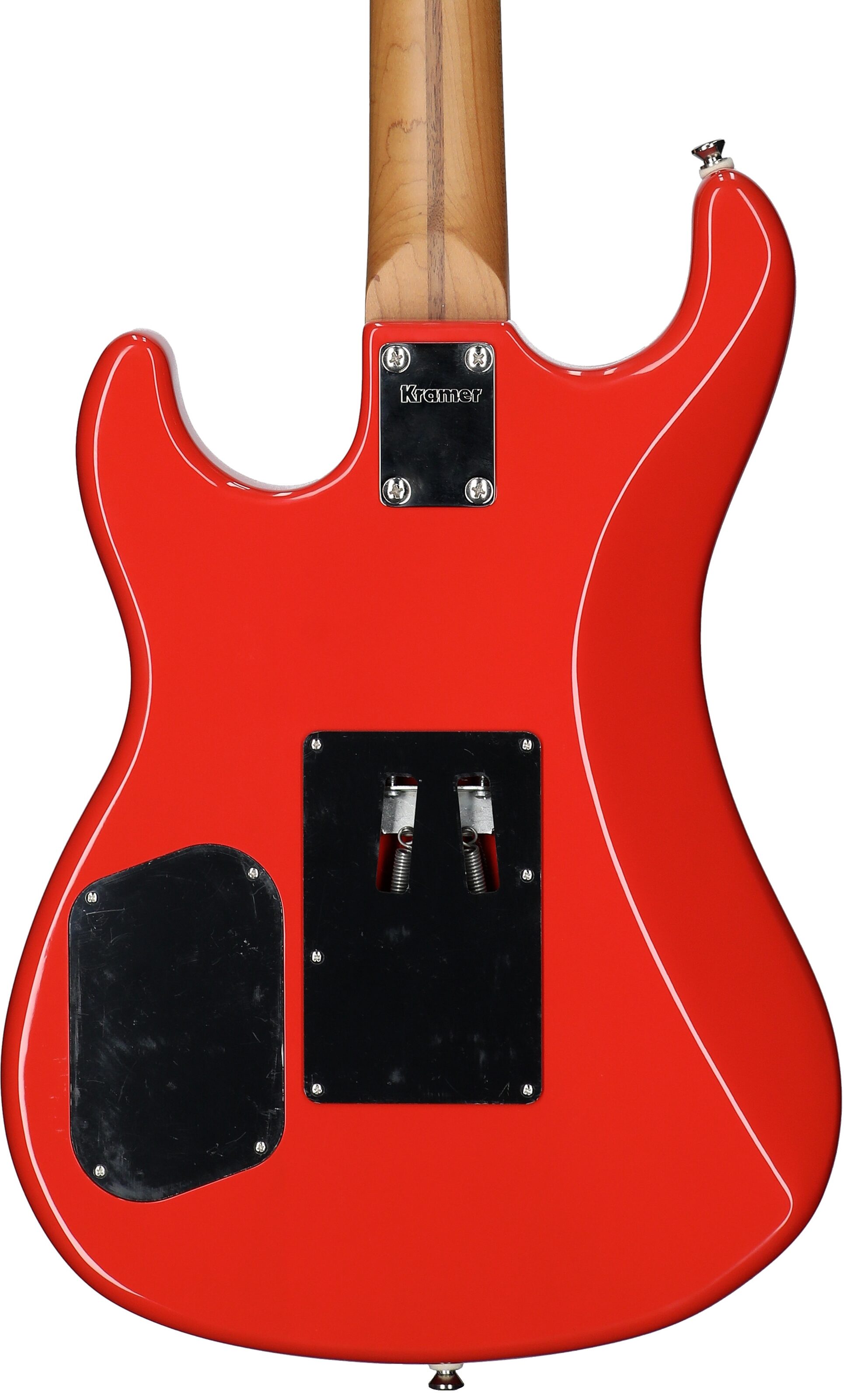 Kramer 84 HH FR Electric Guitar, Maple Fingerboard (with Gig Bag), Radiant Red, Body Straight Back