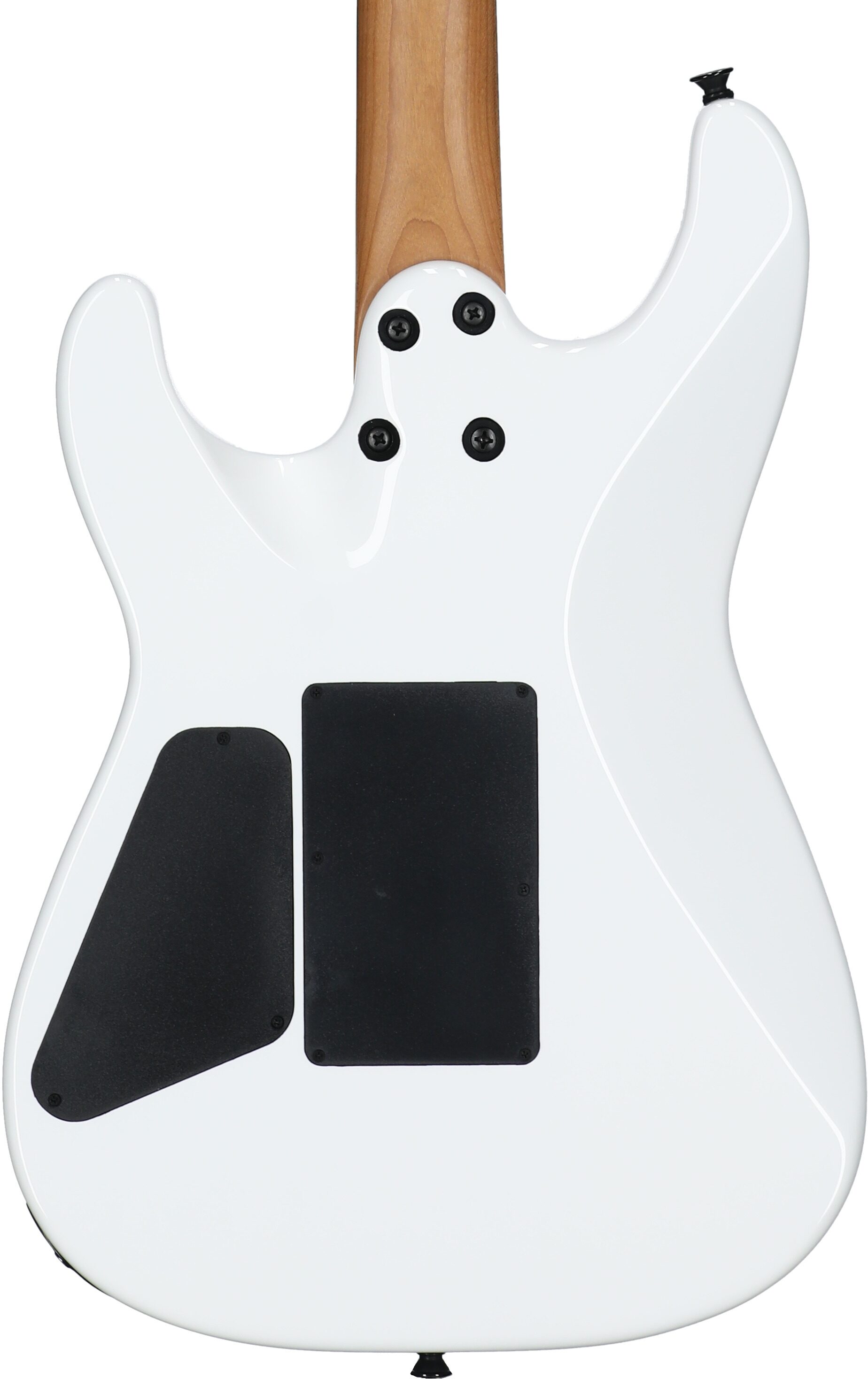 Charvel Pro-Mod Plus San Dimas SD1 HH FR Electric Guitar, with Ebony Fingerboard, Snow White, Body Straight Back