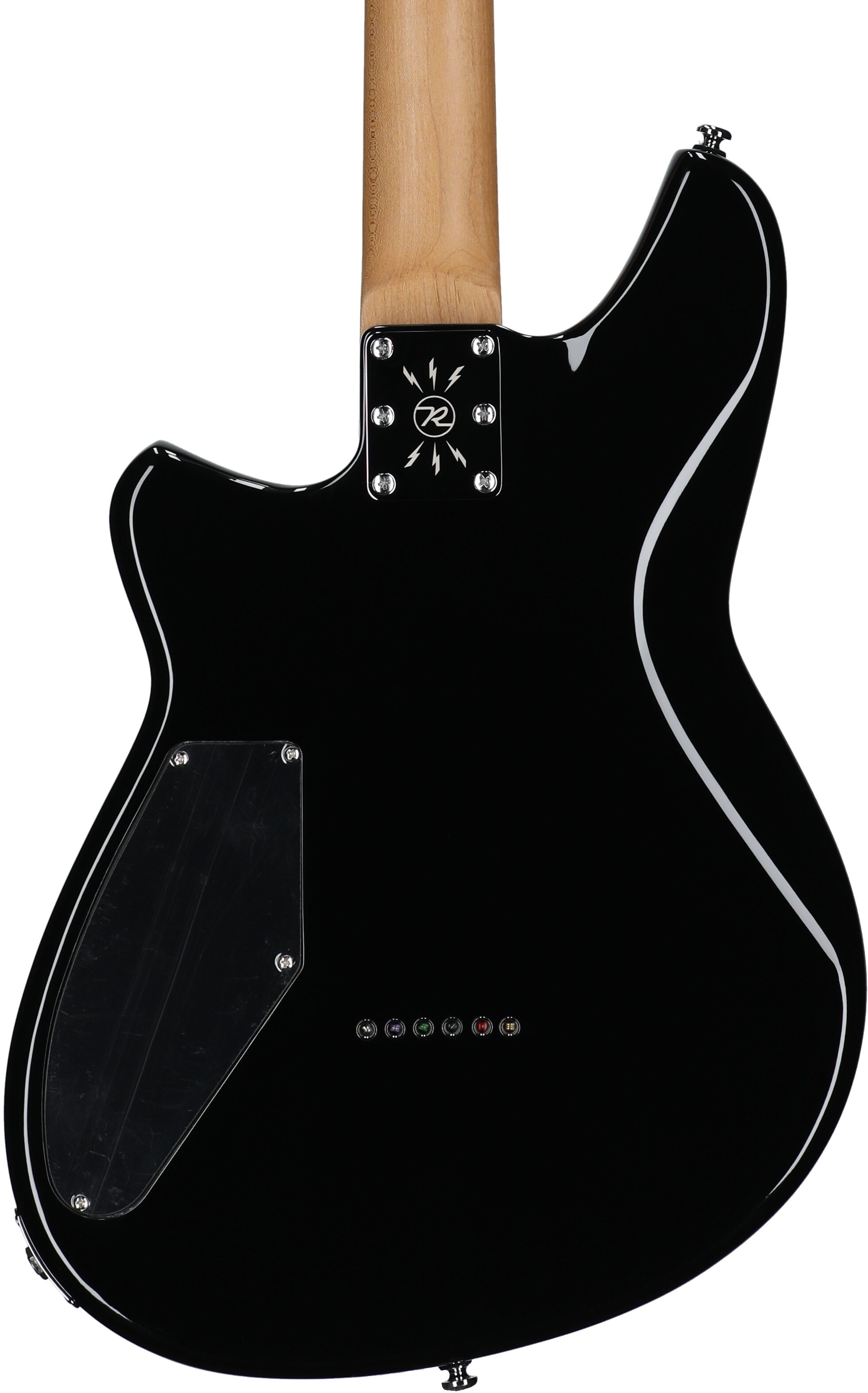 Reverend Billy Corgan Z-One Electric Guitar, Midnight Black, Body Straight Back
