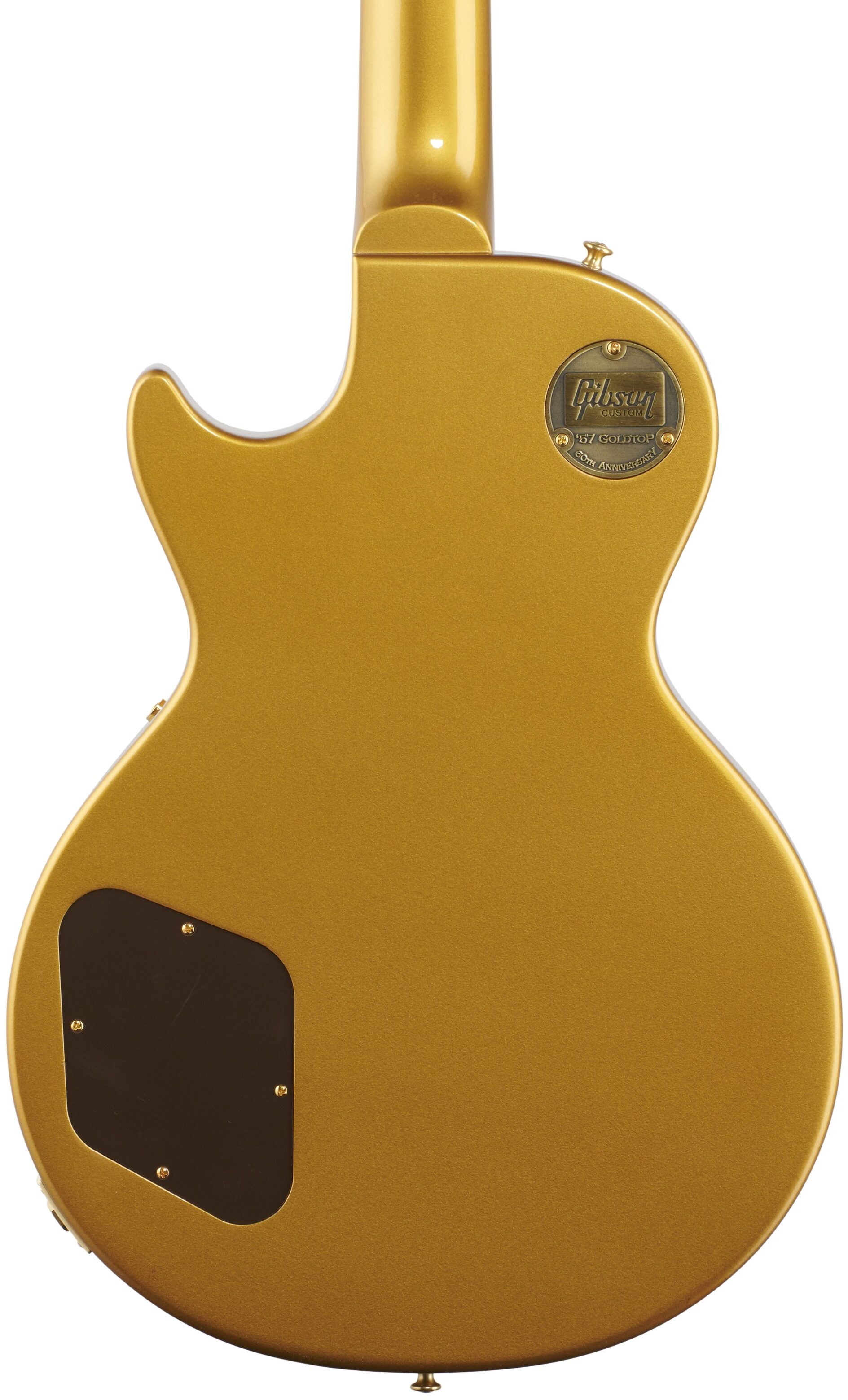 Gibson Custom Shop Limited Edition 60th Anniversary '57 Les Paul Electric Guitar (with Case), Body Straight Back