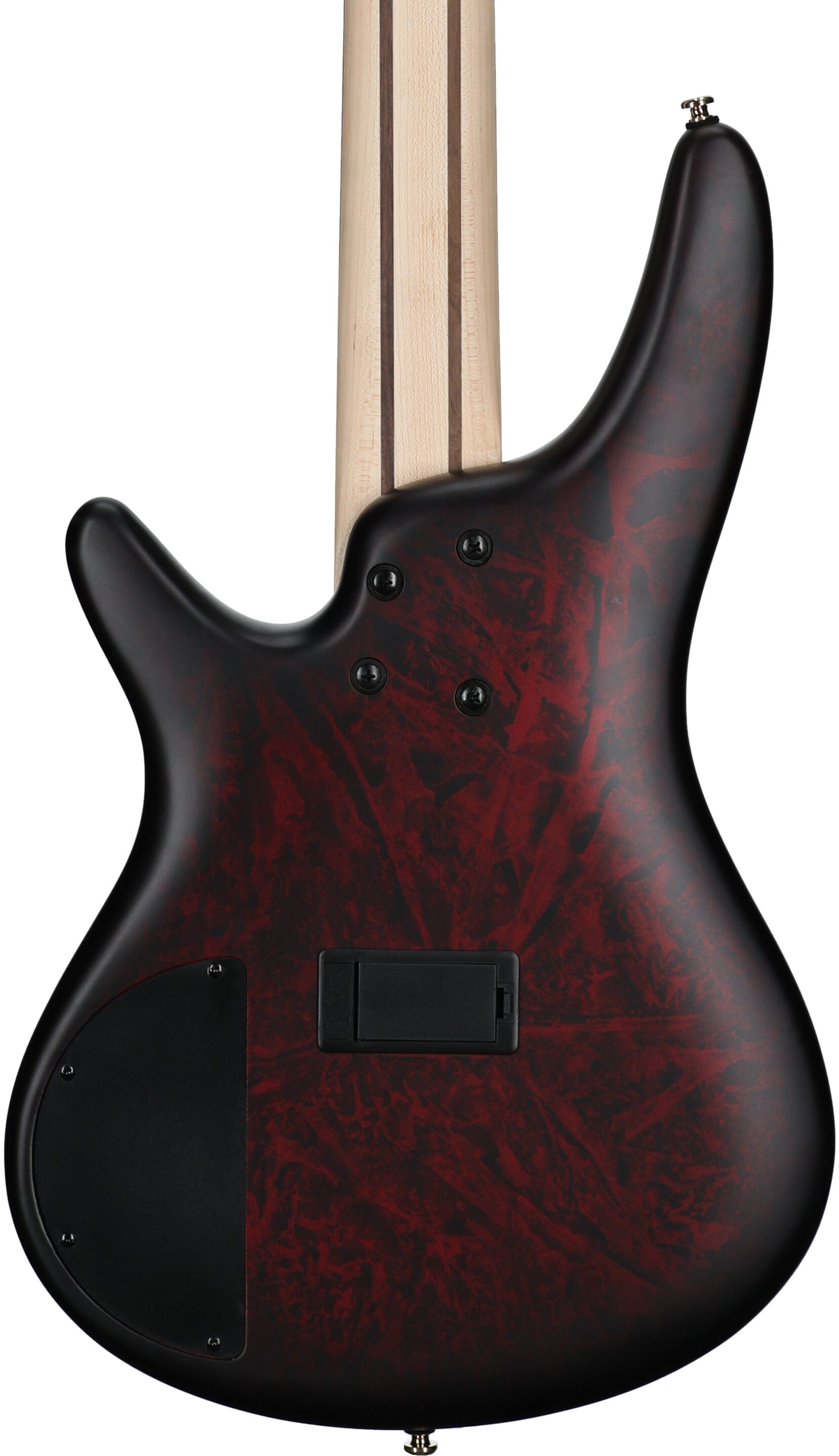 Ibanez SR305EDX Electric Bass Guitar, Wine Red Frozen Matte, Body Straight Back