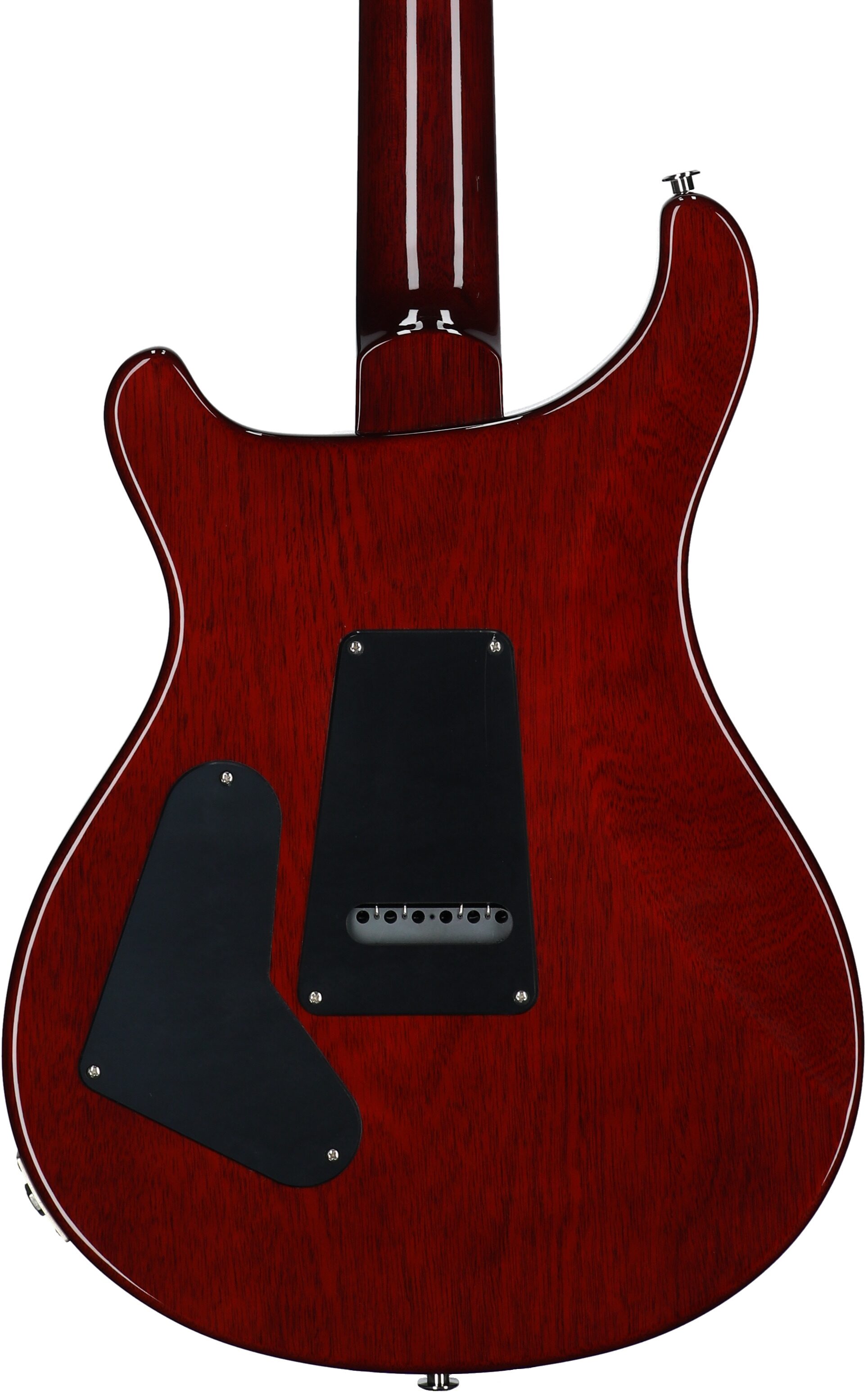 PRS Paul Reed Smith S2 Custom Color 24 Electric Guitar (with Gig Bag), Dark Cherry Sunburst, Body Straight Back