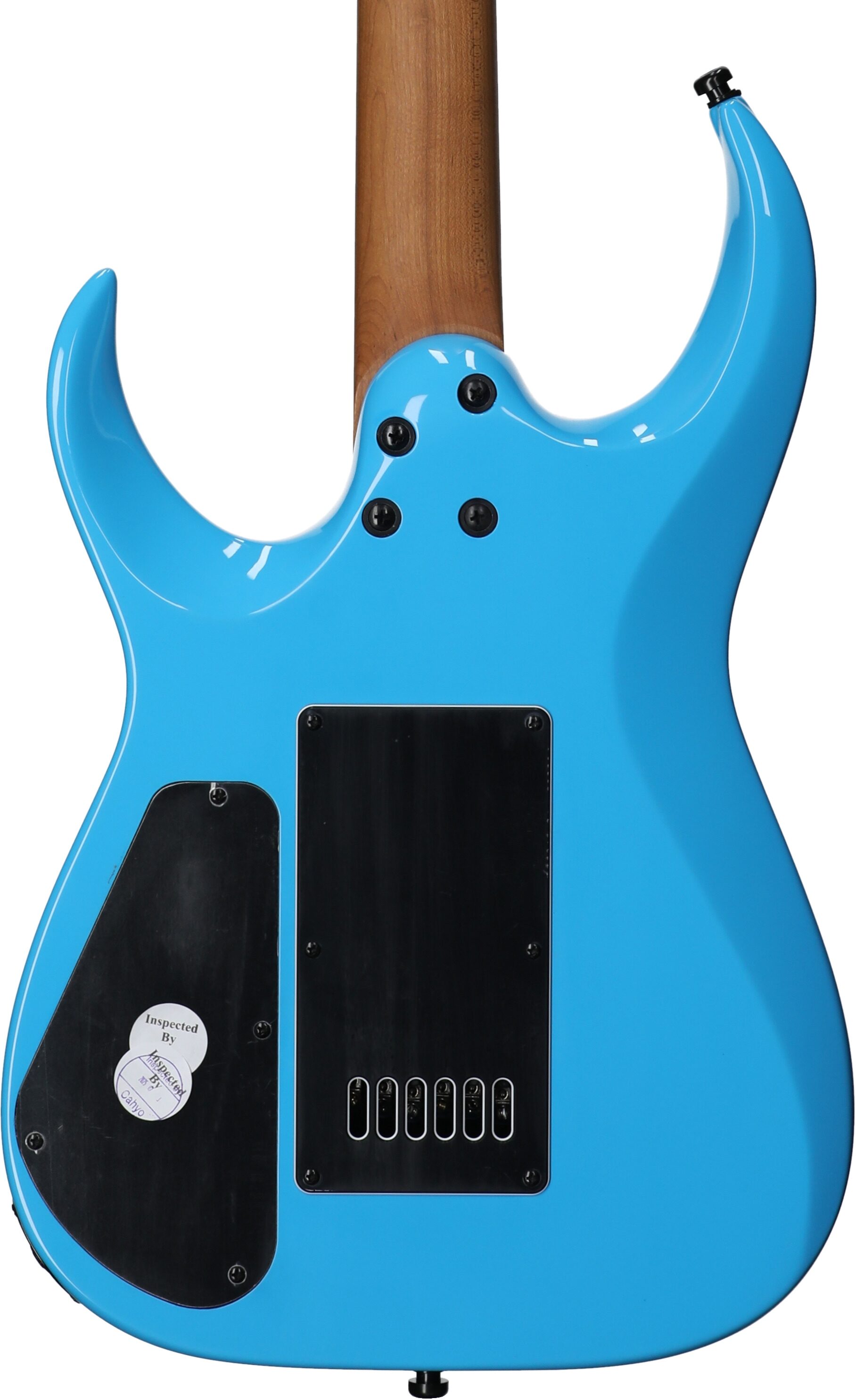 Jackson Pro Sig Misha Mansoor ET6 Electric Guitar, Riviera Blue, Body Straight Back
