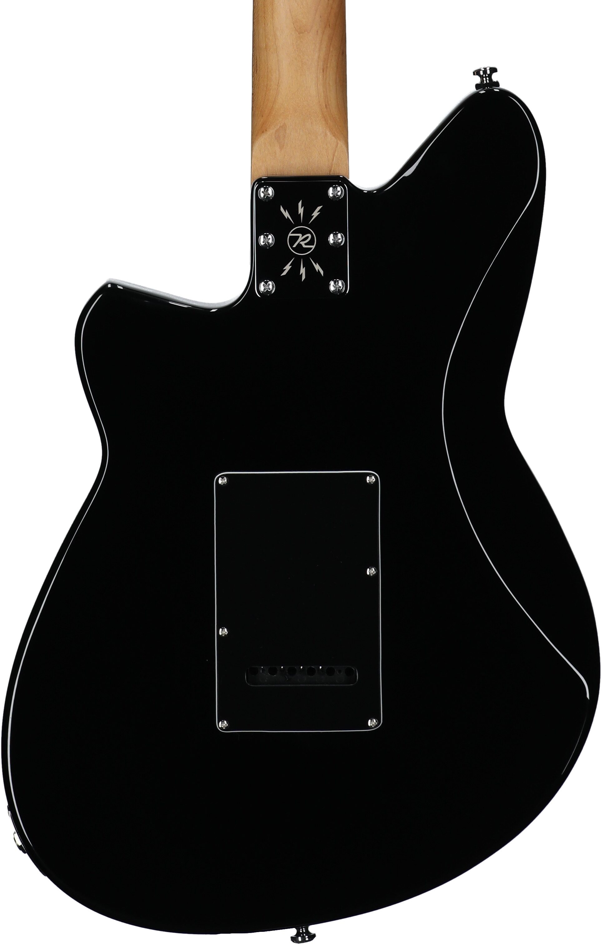 Reverend Jetstream HB Electric Guitar, Midnight Black, Open Box (Very Good), Body Straight Back