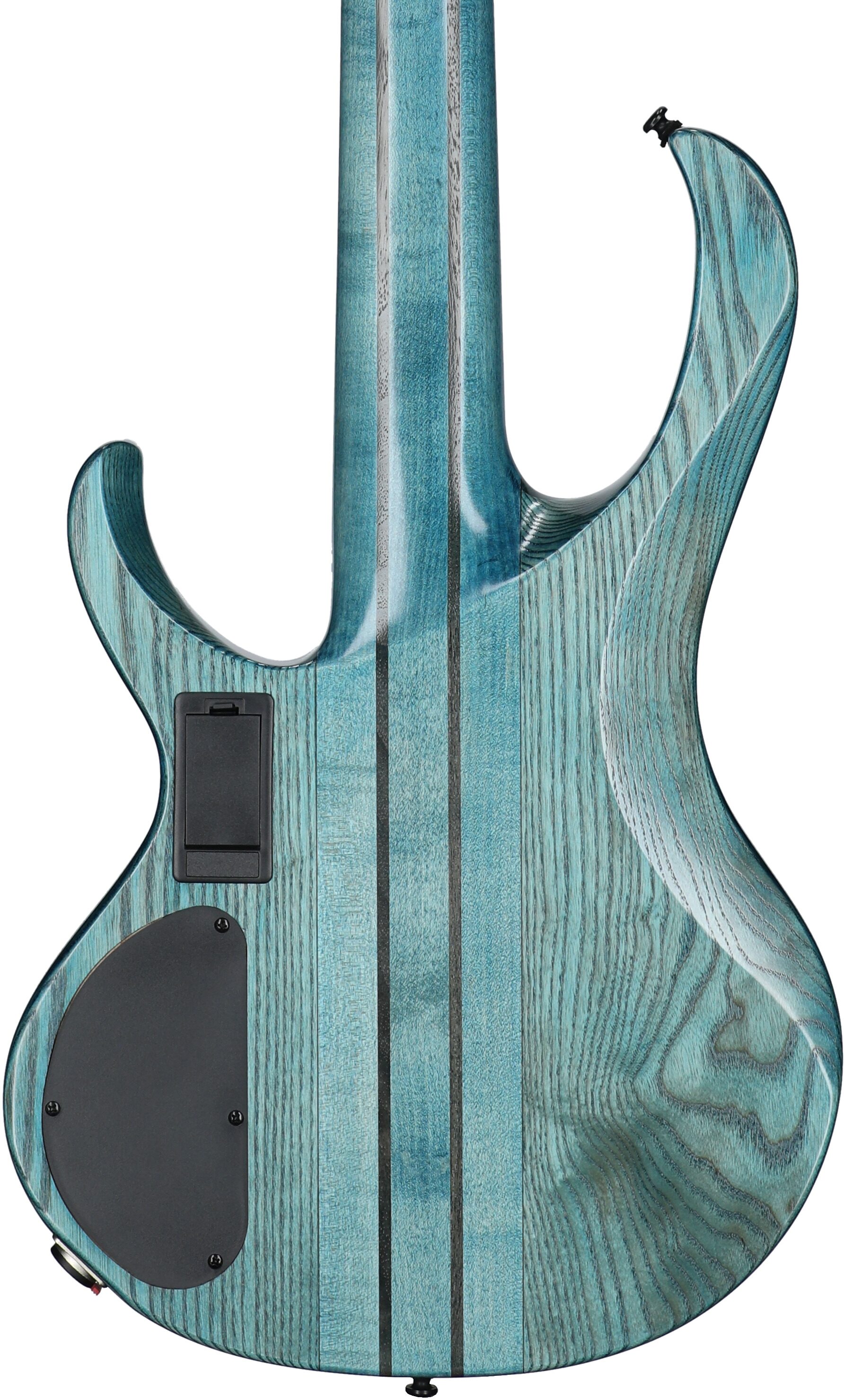 Ibanez BTB945 Electric Bass, 5-String, Cosmic Blue Low Gloss, Body Straight Back